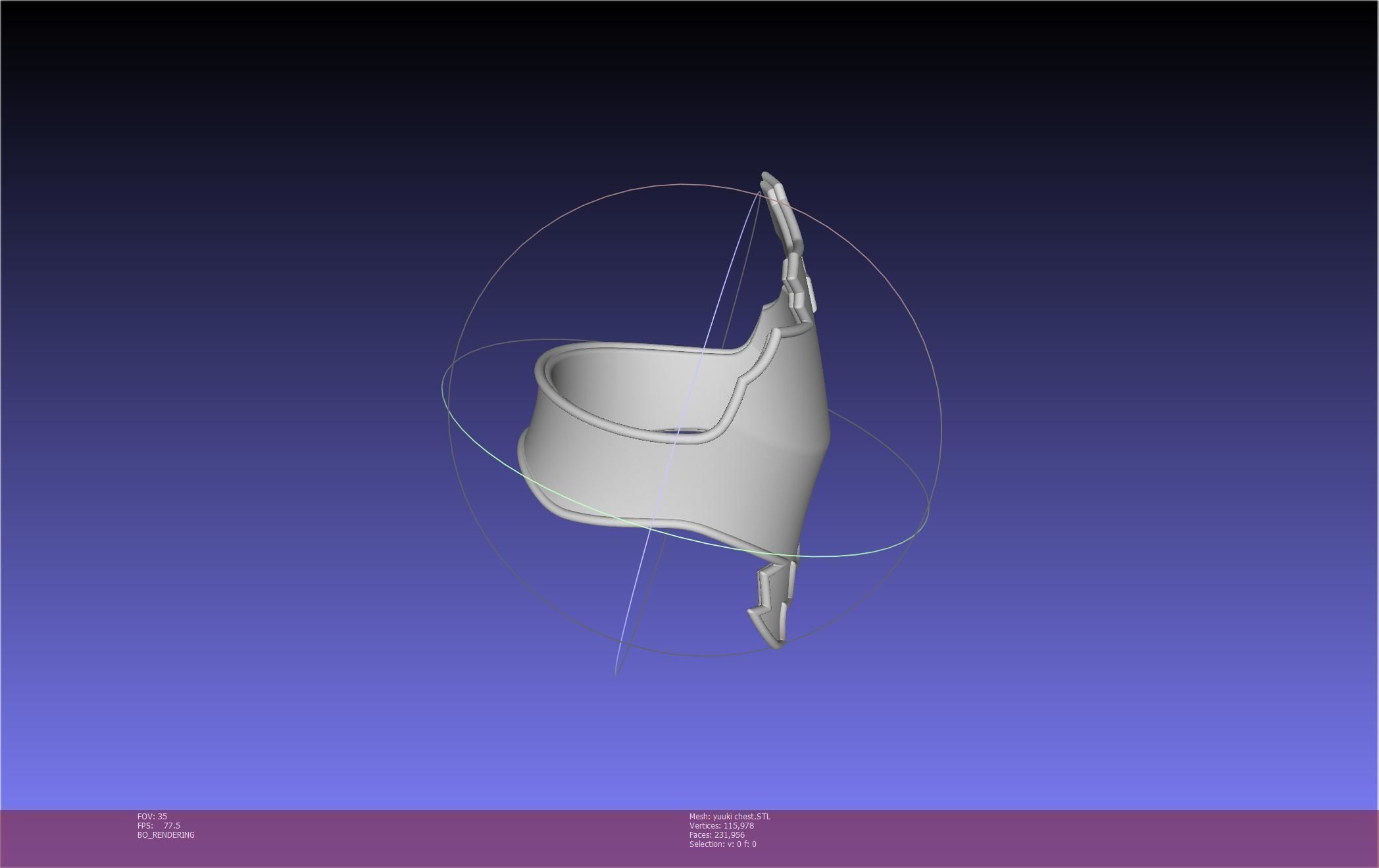 Sword Art Online Konno Yuuki Armor Printable Assembly 3D print model_37