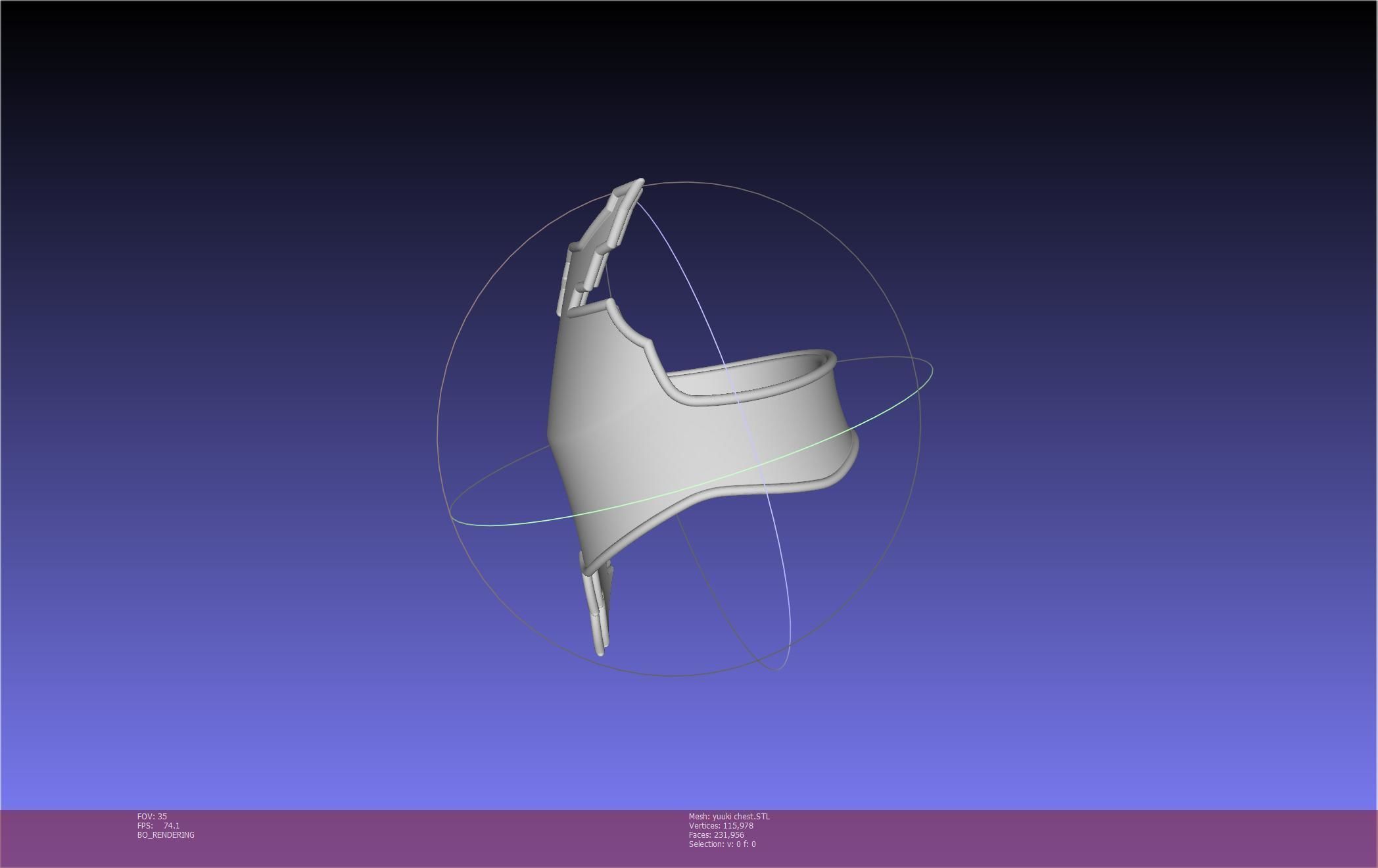 Sword Art Online Konno Yuuki Armor Printable Assembly 3D print model_54