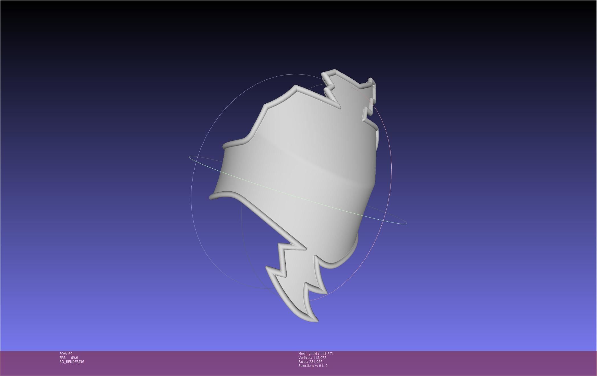 Sword Art Online Konno Yuuki Armor Printable Assembly 3D print model_7