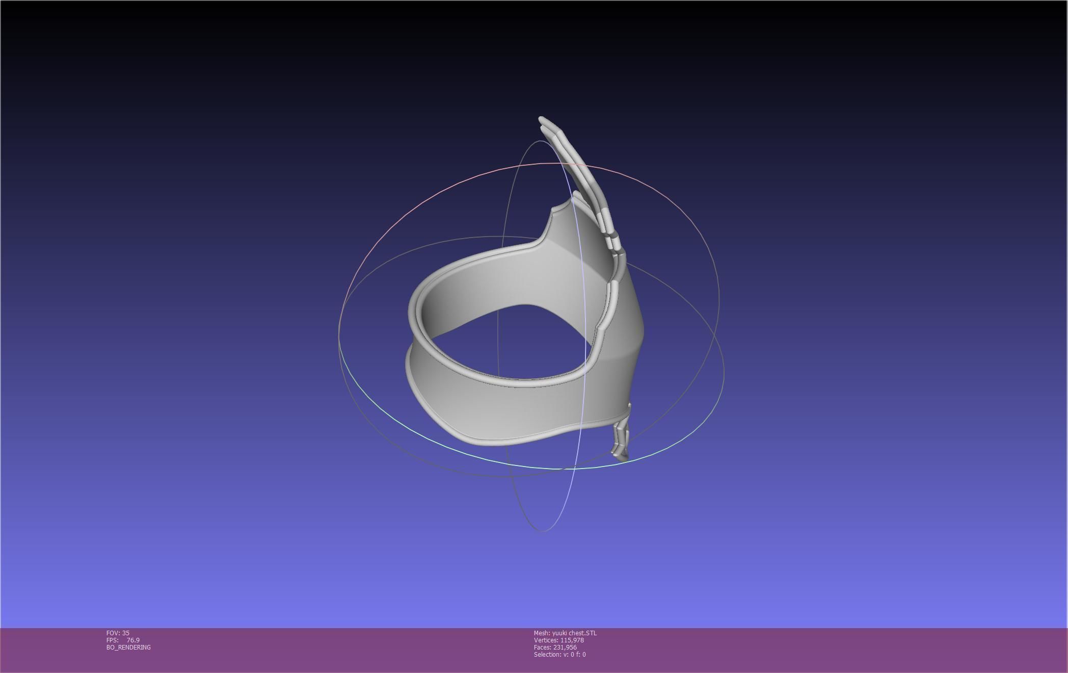 Sword Art Online Konno Yuuki Armor Printable Assembly 3D print model_78