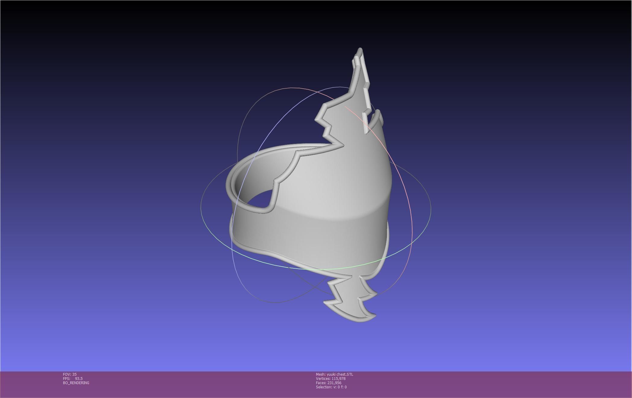 Sword Art Online Konno Yuuki Armor Printable Assembly 3D print model_94