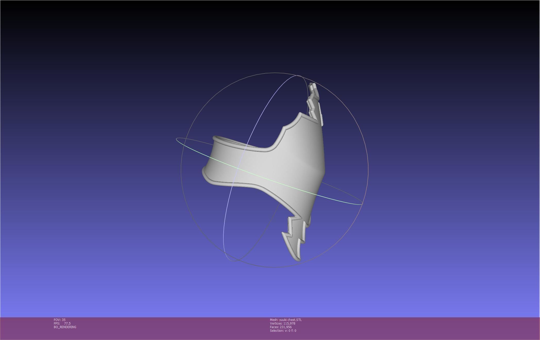 Sword Art Online Konno Yuuki Armor Printable Assembly 3D print model_45