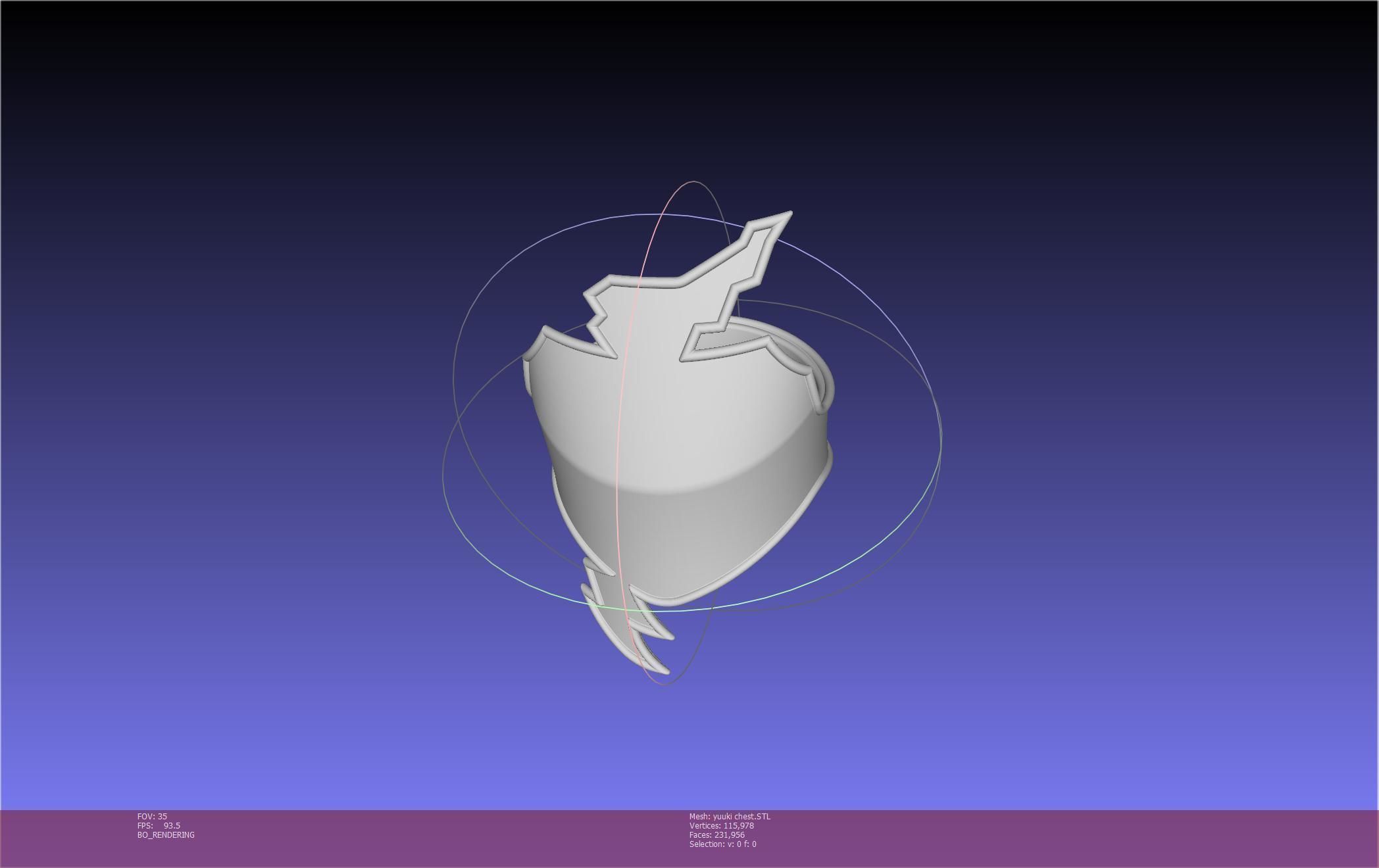 Sword Art Online Konno Yuuki Armor Printable Assembly 3D print model_55