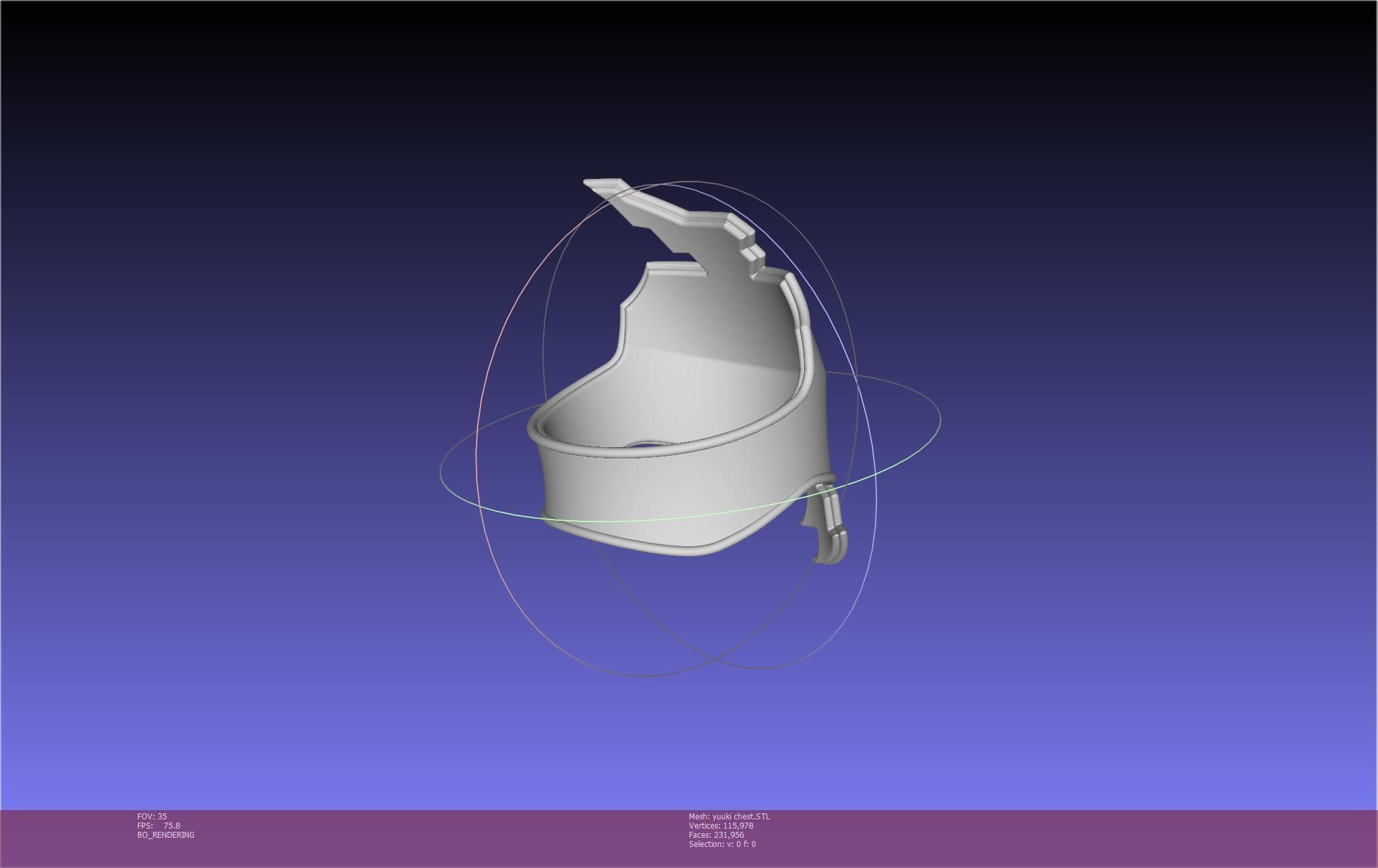 Sword Art Online Konno Yuuki Armor Printable Assembly 3D print model_71