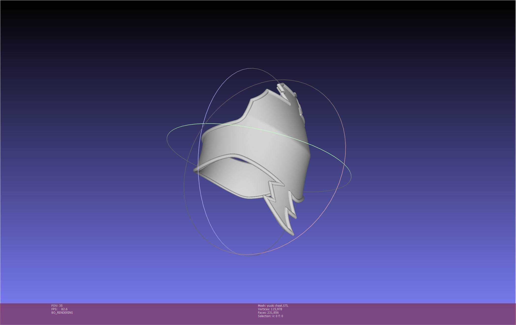 Sword Art Online Konno Yuuki Armor Printable Assembly 3D print model_80