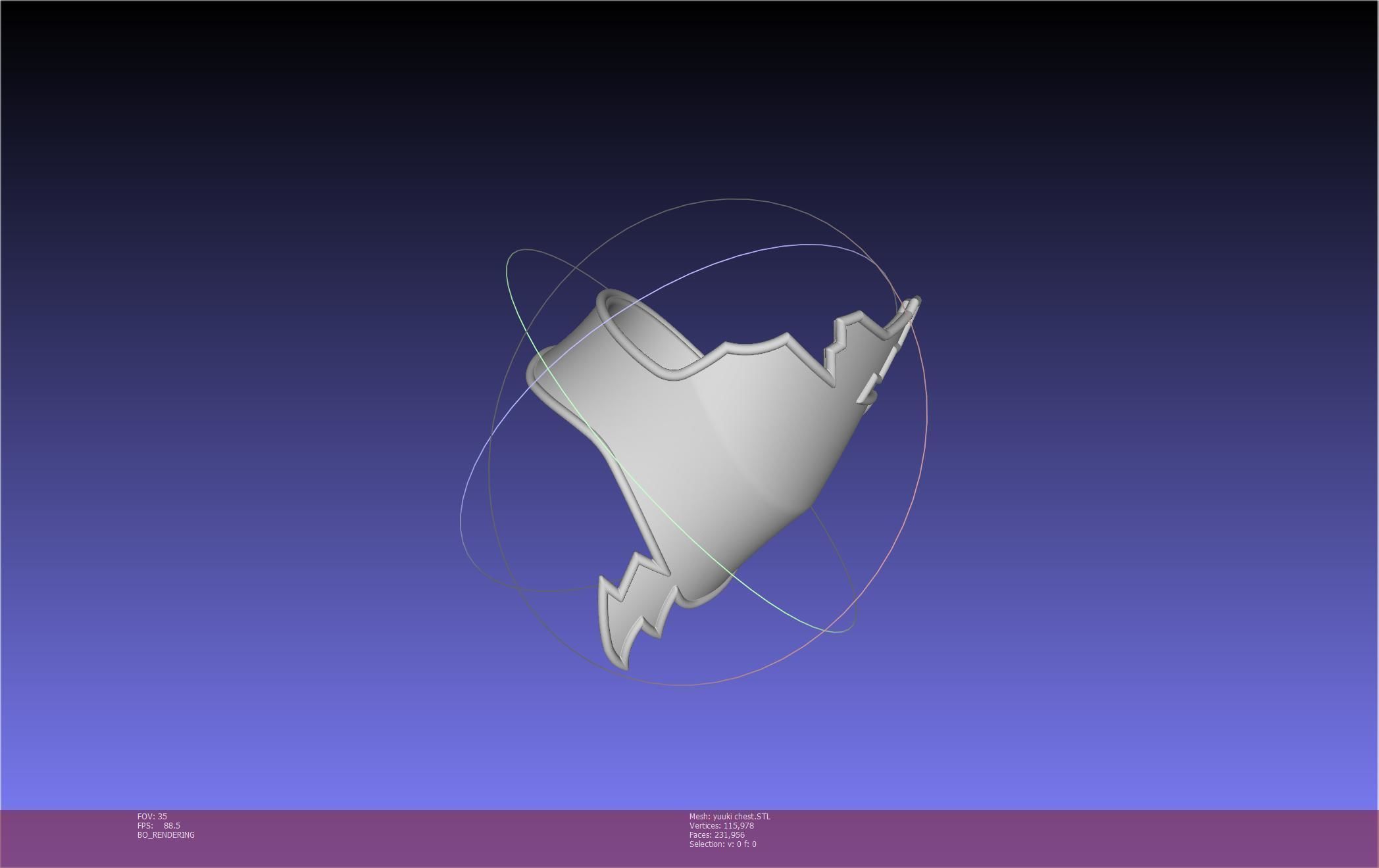 Sword Art Online Konno Yuuki Armor Printable Assembly 3D print model_66