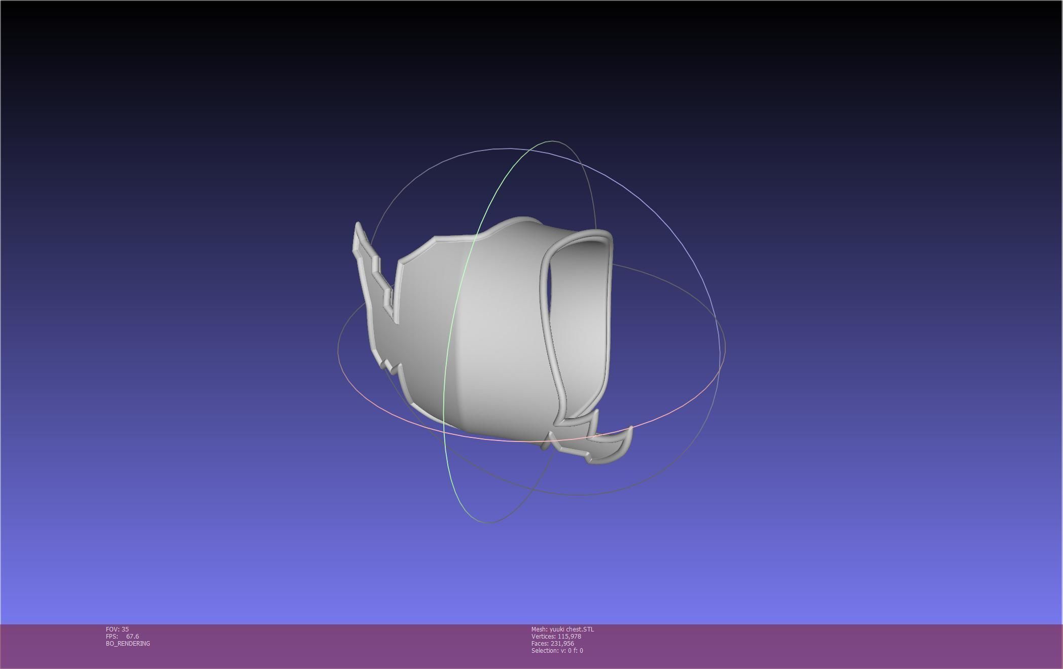 Sword Art Online Konno Yuuki Armor Printable Assembly 3D print model_67