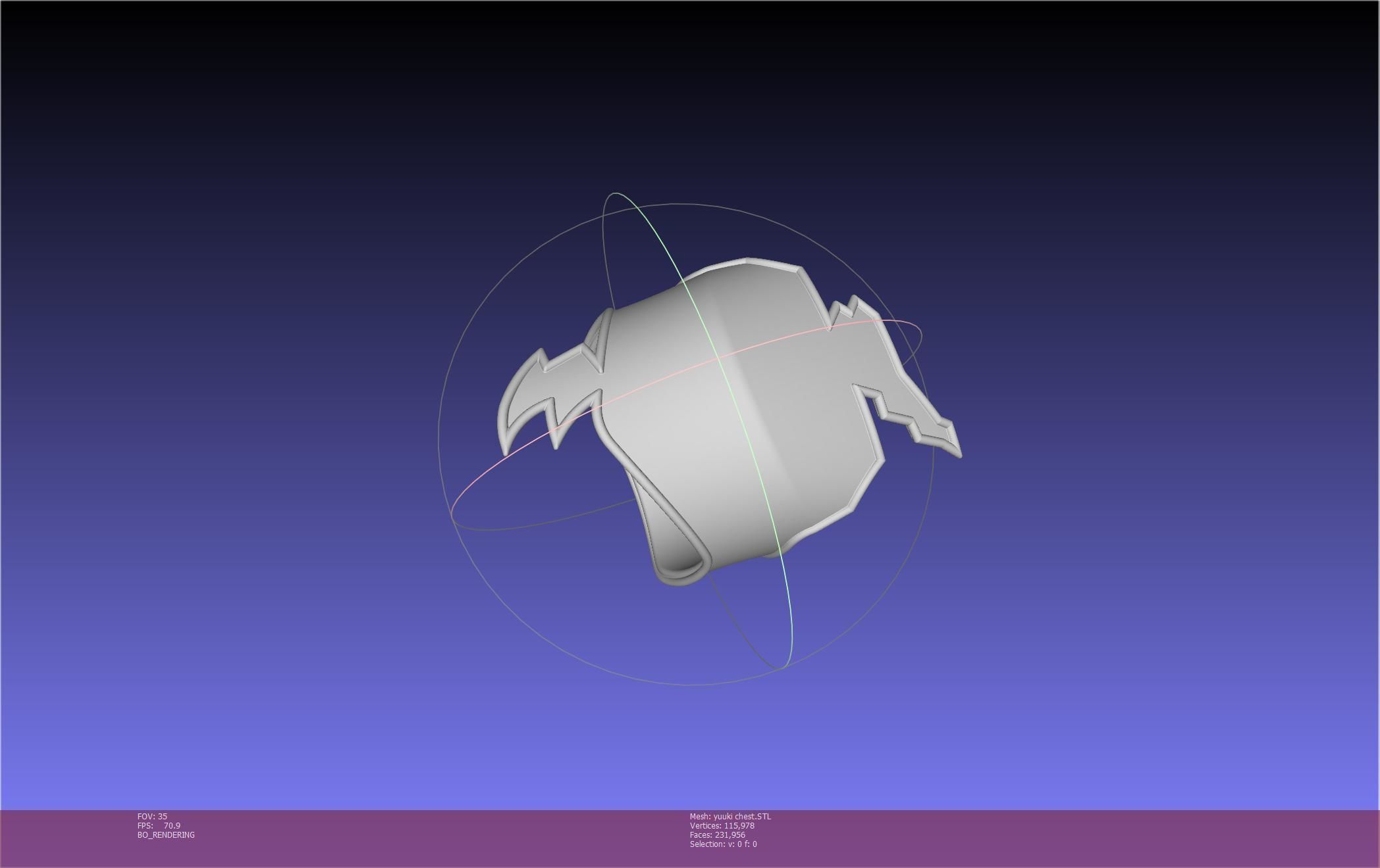 Sword Art Online Konno Yuuki Armor Printable Assembly 3D print model_82