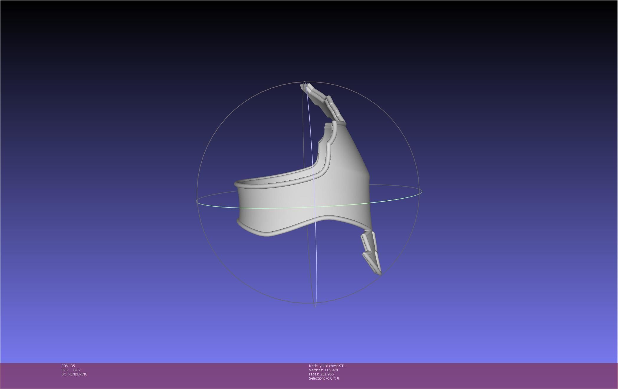 Sword Art Online Konno Yuuki Armor Printable Assembly 3D print model_87