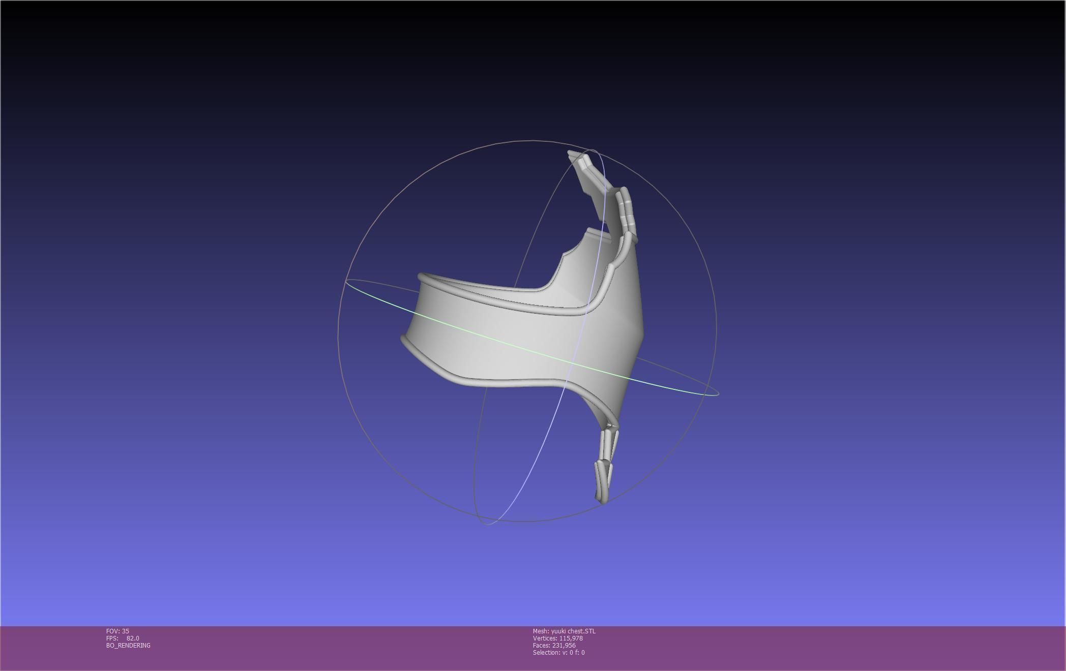 Sword Art Online Konno Yuuki Armor Printable Assembly 3D print model_44