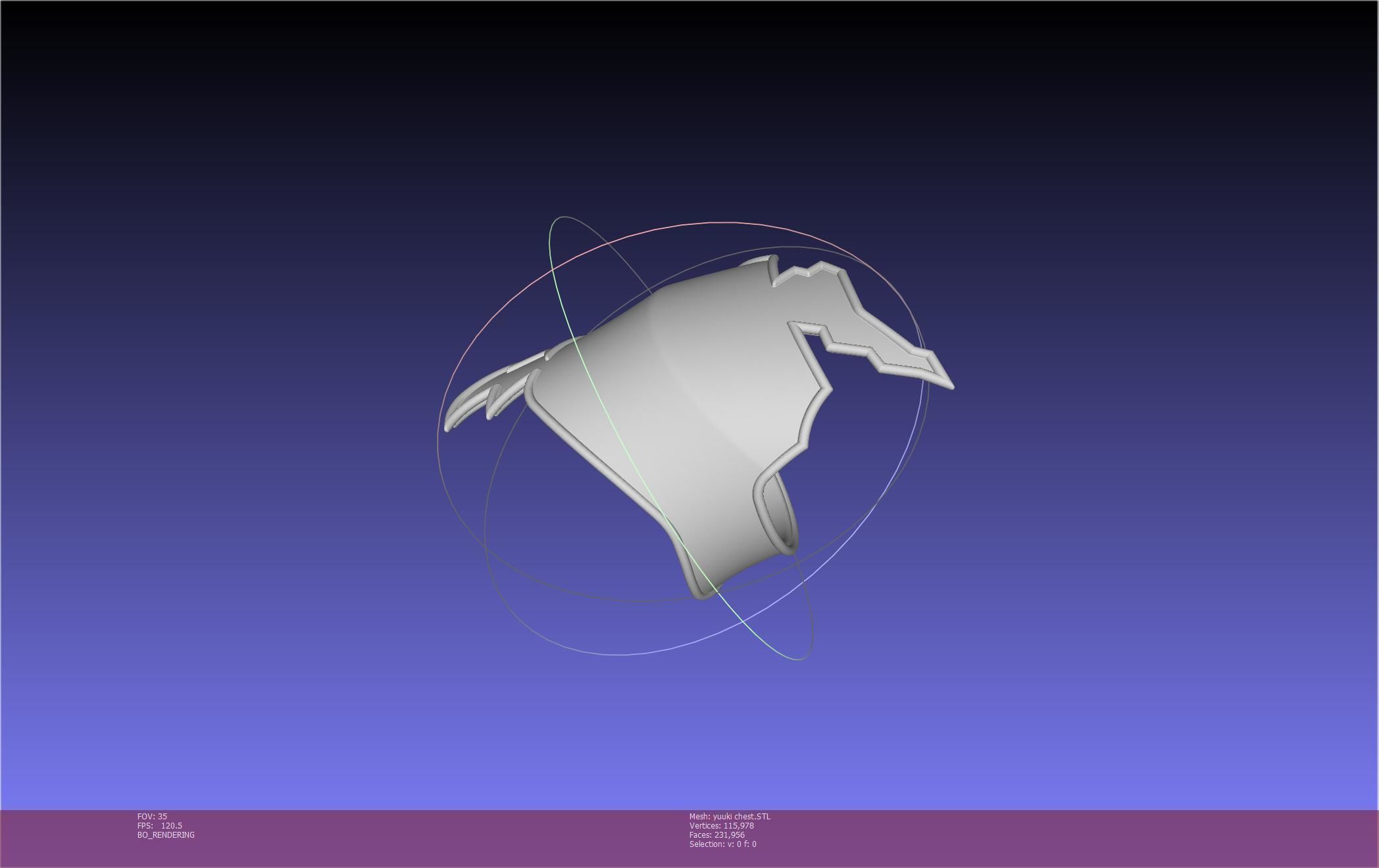 Sword Art Online Konno Yuuki Armor Printable Assembly 3D print model_83