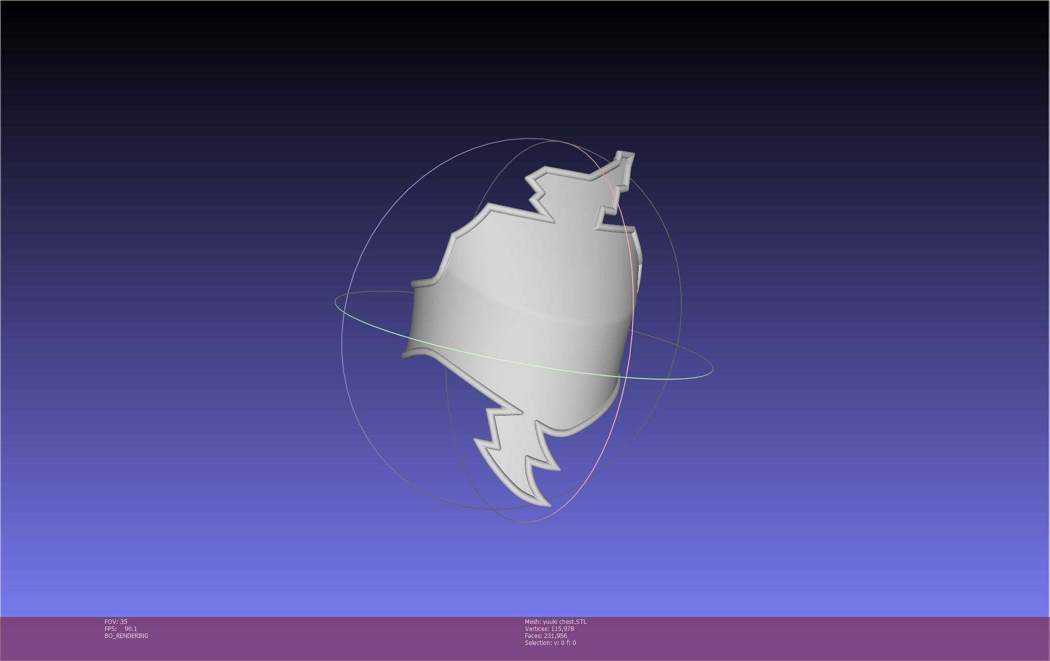 Sword Art Online Konno Yuuki Armor Printable Assembly 3D print model_46