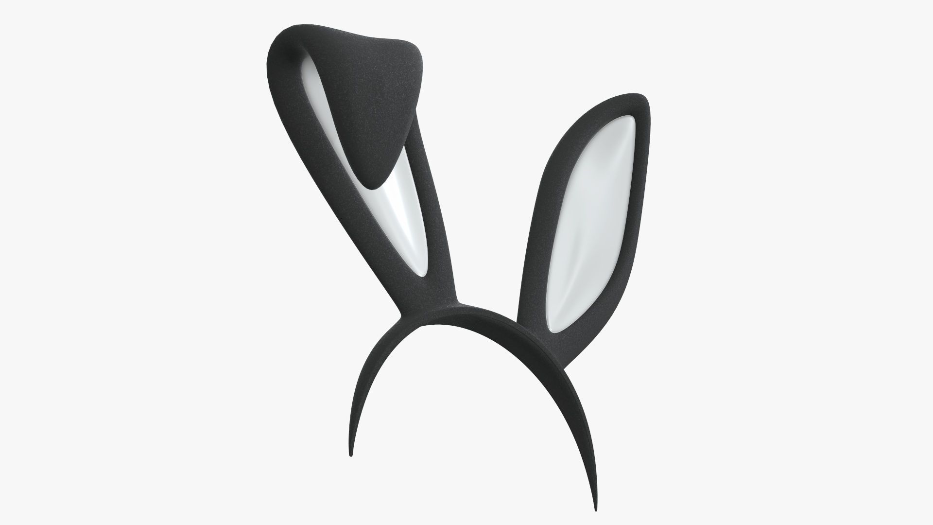 Bunny ears headband 02 3D model_4