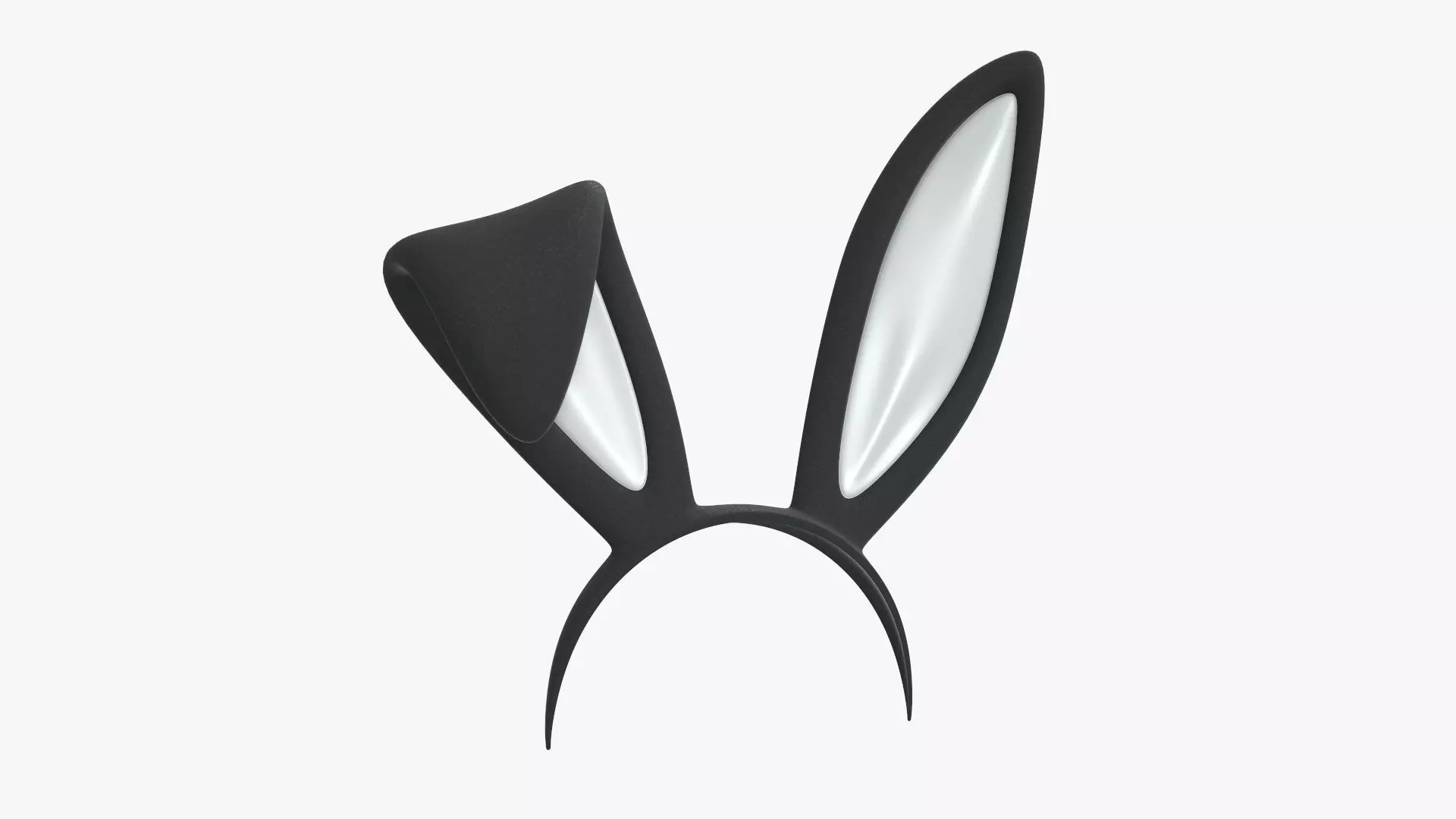 Bunny ears headband 02 3D model_0