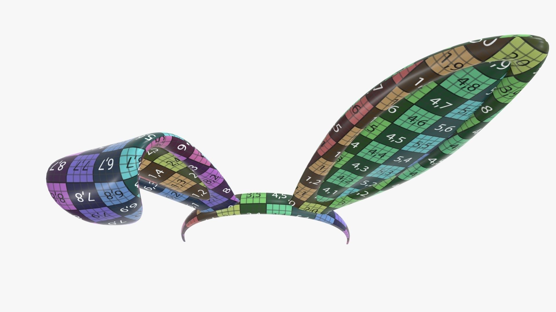 Bunny ears headband 02 3D model_13