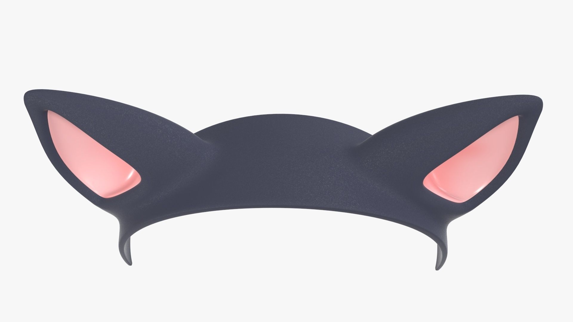 Cat ears headband 01 3D model_3