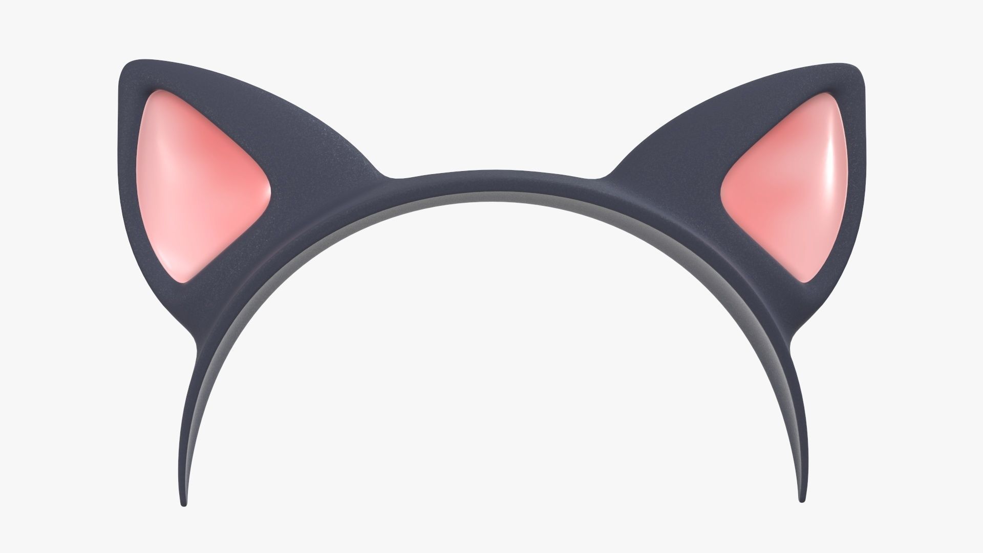 Cat ears headband 01 3D model_1