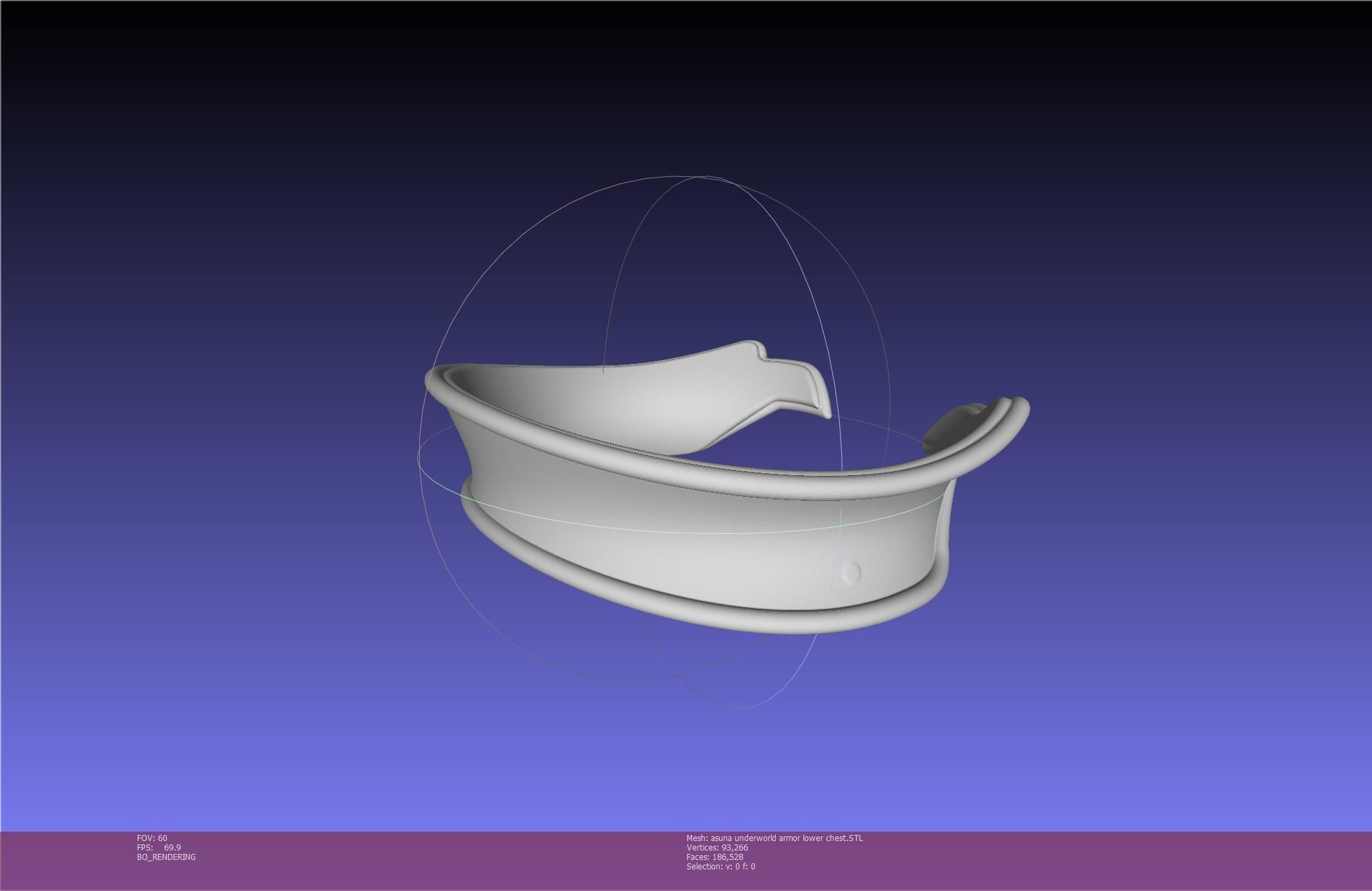 Sword Art Online Alicization Asuna Underworld Armorset 3D print model_134