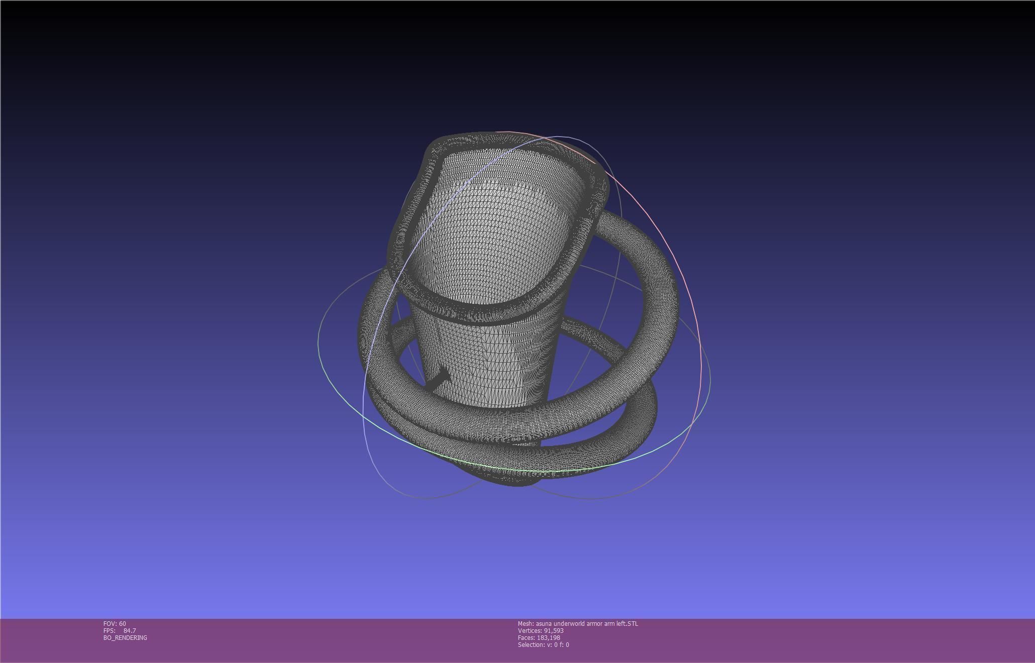 Sword Art Online Alicization Asuna Underworld Armorset 3D print model_80