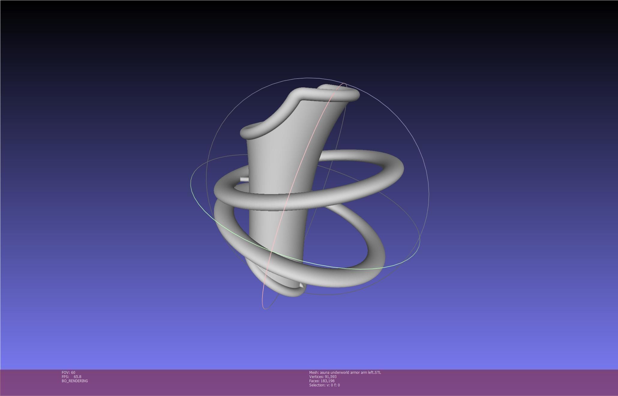 Sword Art Online Alicization Asuna Underworld Armorset 3D print model_94