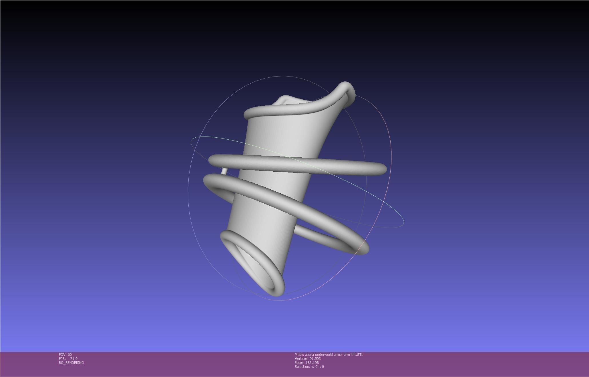 Sword Art Online Alicization Asuna Underworld Armorset 3D print model_96