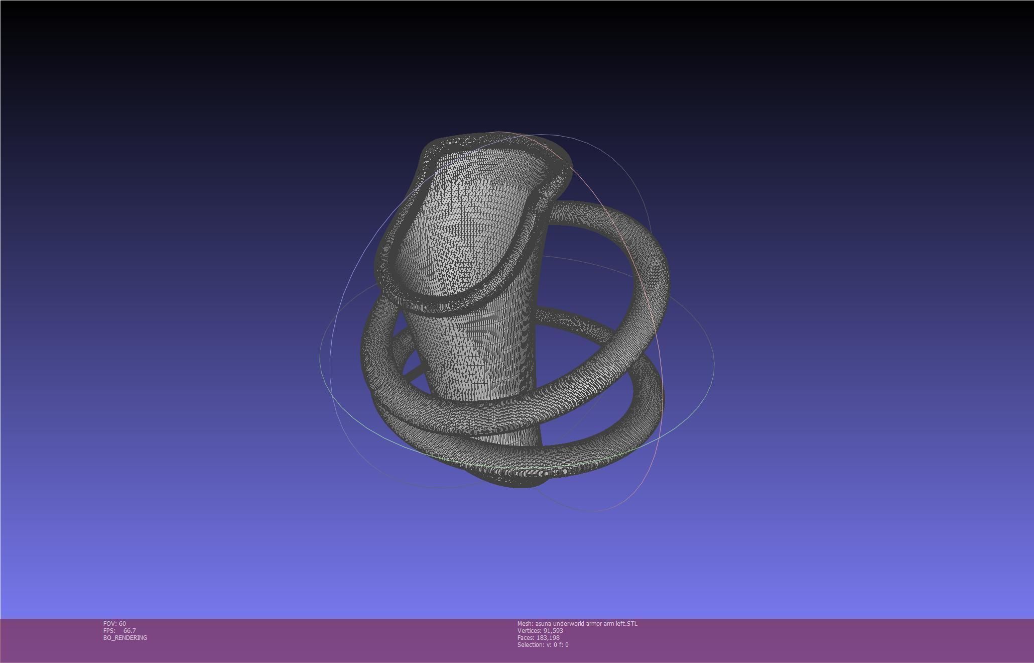Sword Art Online Alicization Asuna Underworld Armorset 3D print model_79
