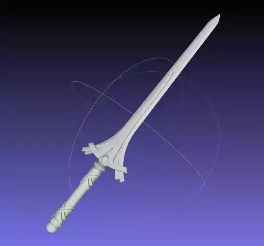 Sword Art Online Alicization Asuna Underworld Sword Assembly 3D print model
