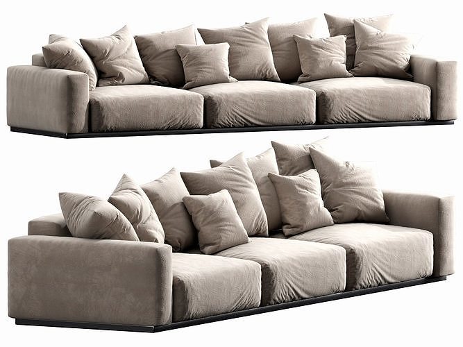 Flexform Lario 3 Seater 3D model