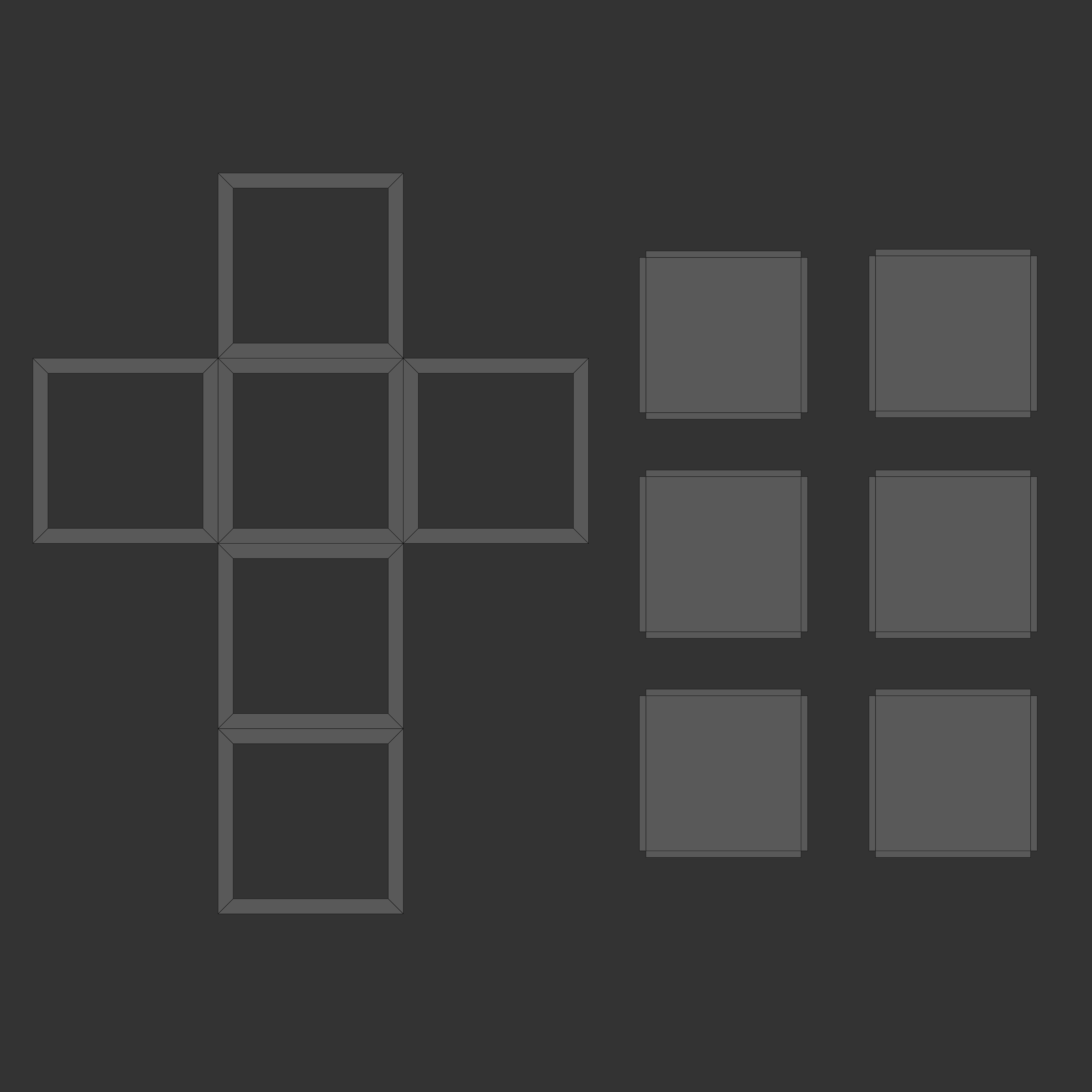 Assorted Low Poly Wooden Crate Collection _25