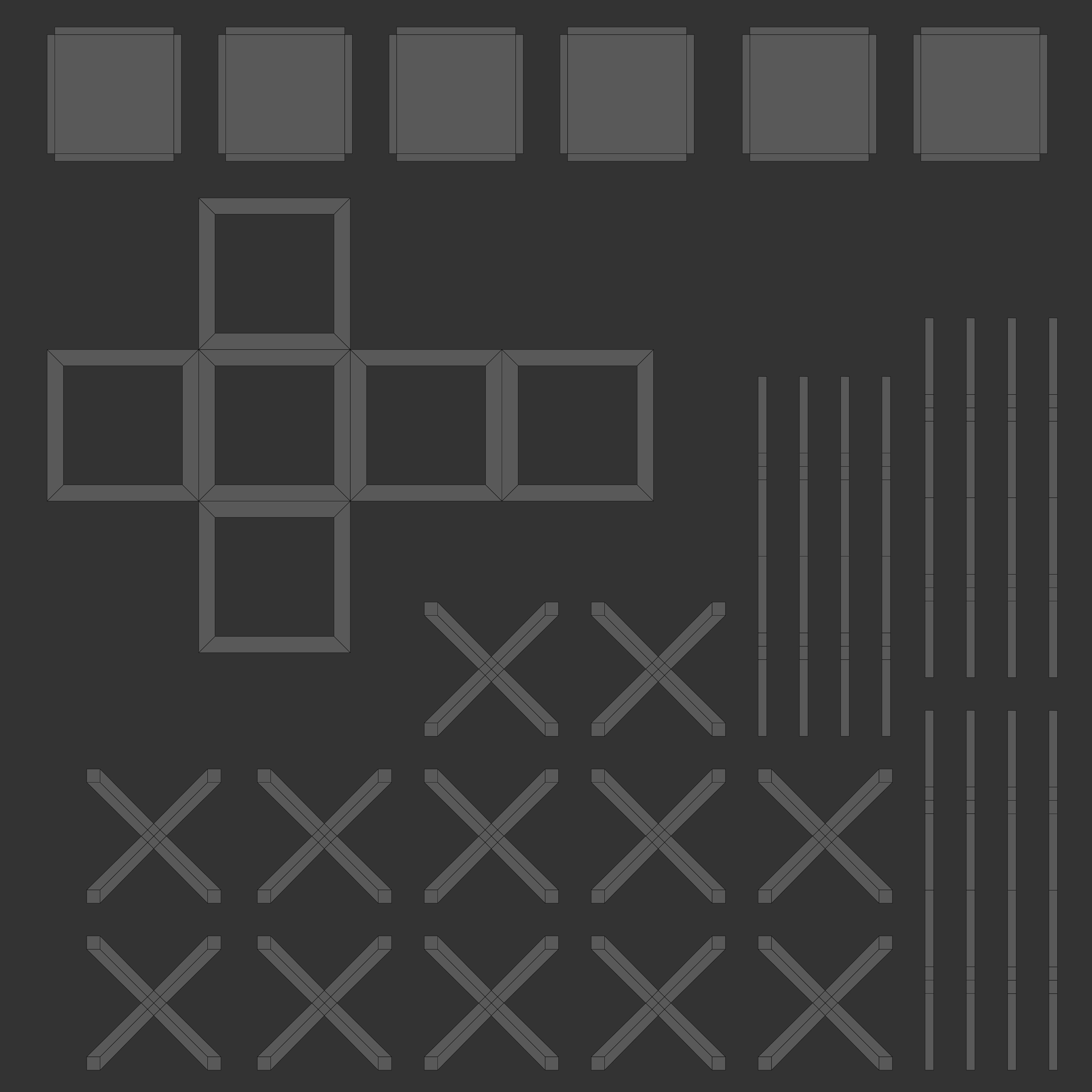 Assorted Low Poly Wooden Crate Collection _29