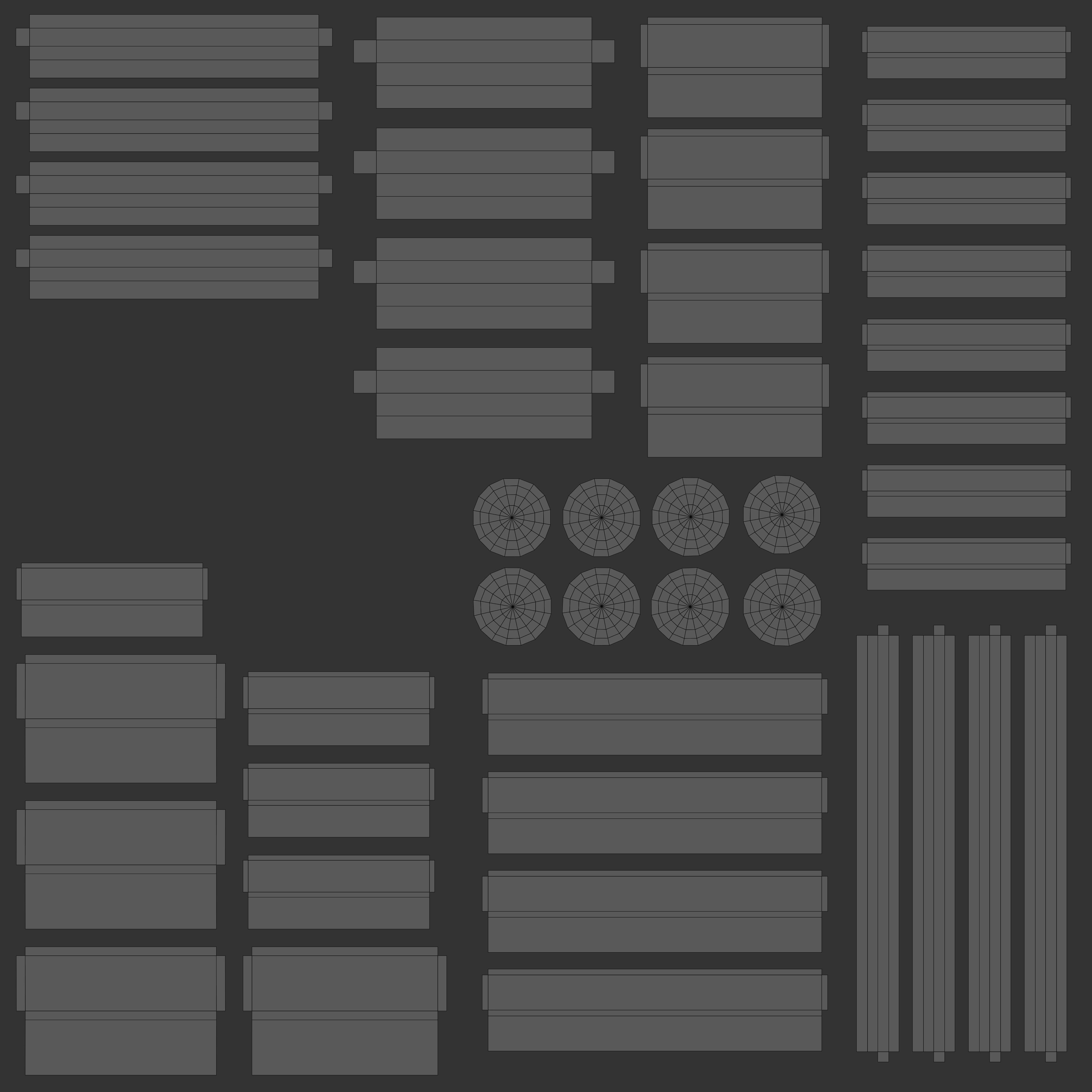 Assorted Low Poly Wooden Crate Collection _27