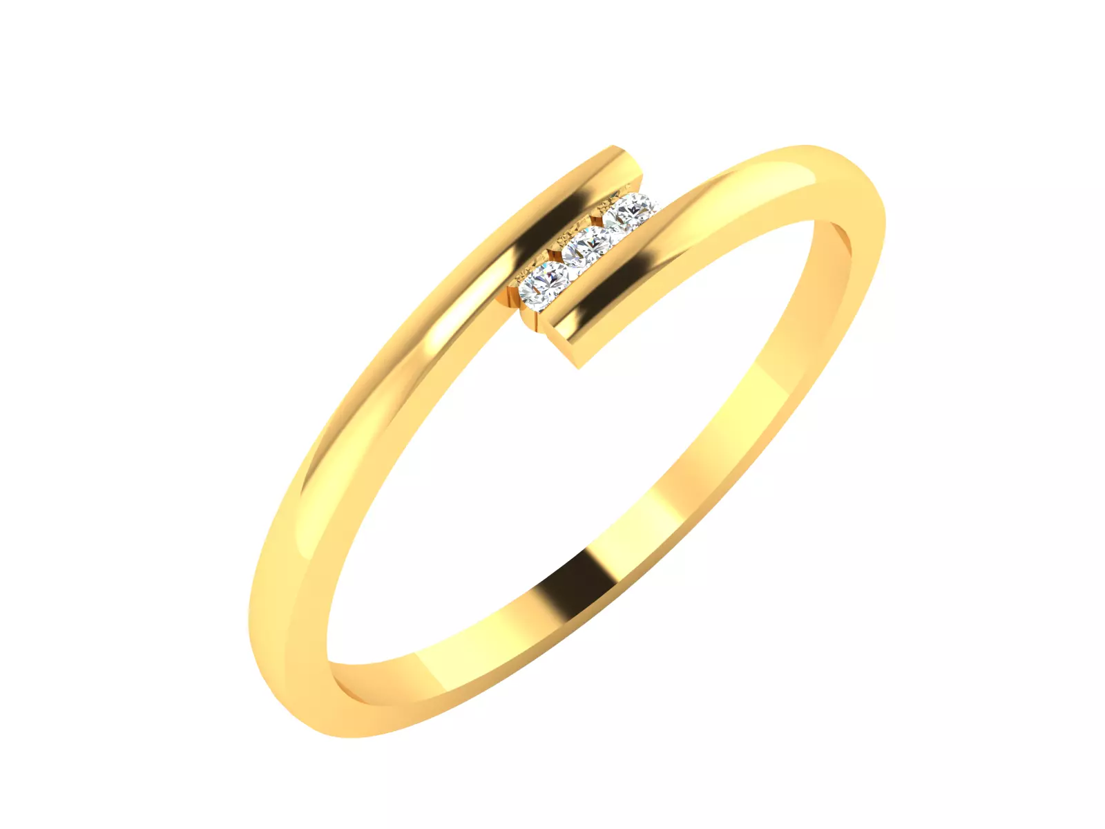 Women light weight ring 3dm stl render detail  3D print model_0