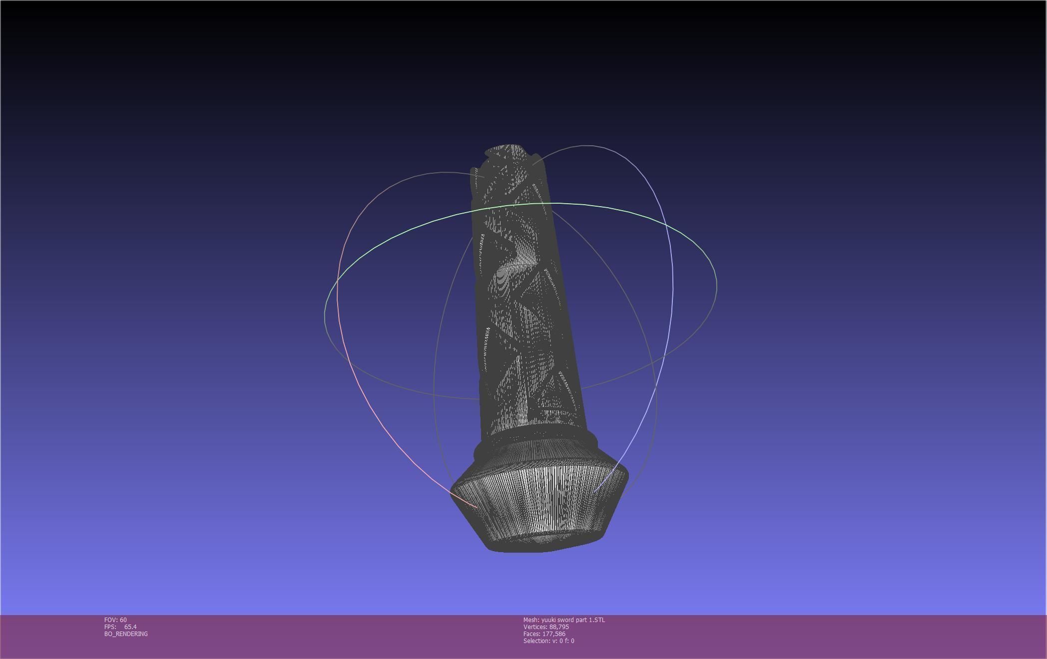 Sword Art Online Konno Yuuki Sword Printable Assembly 3D print model_84