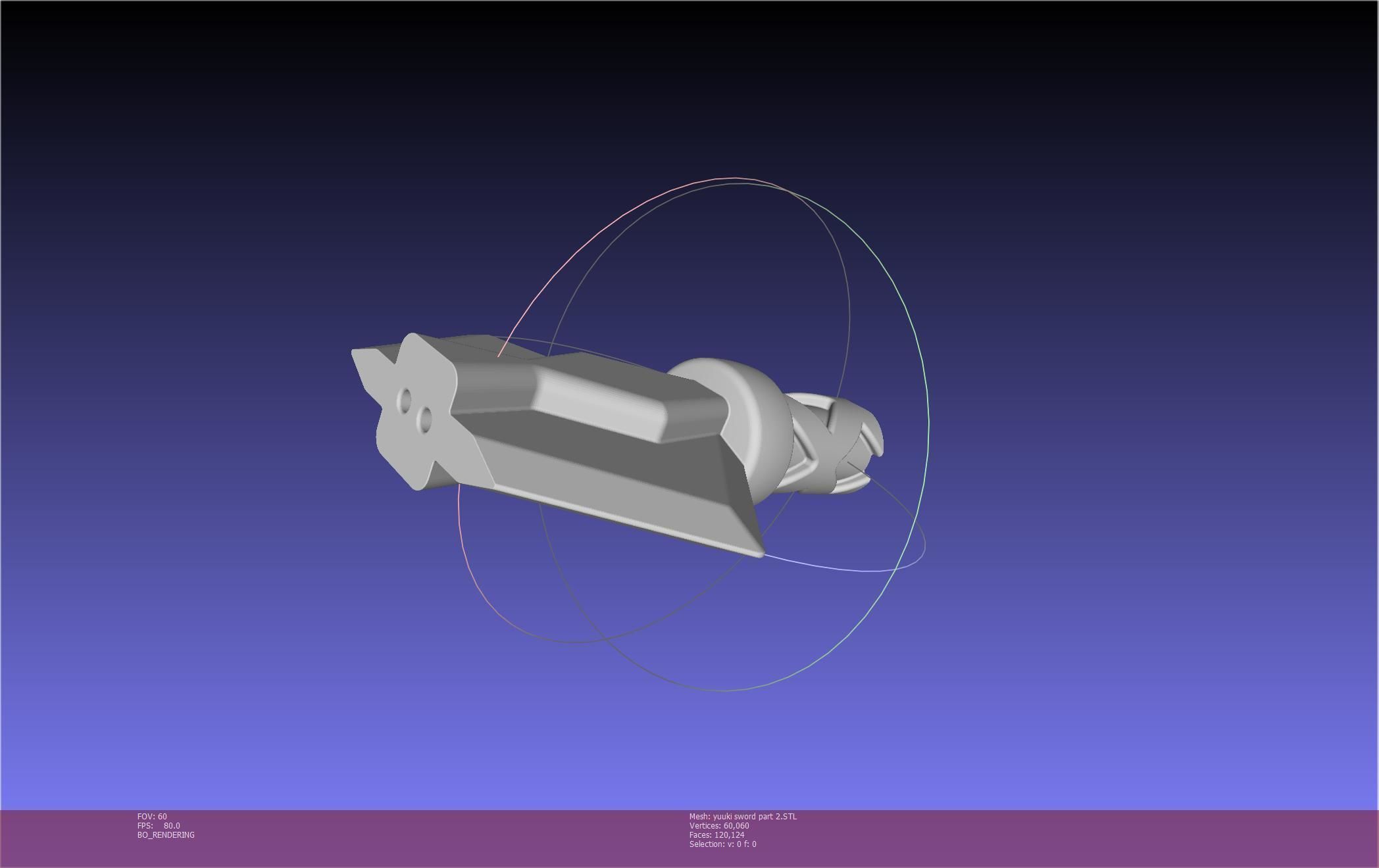 Sword Art Online Konno Yuuki Sword Printable Assembly 3D print model_102