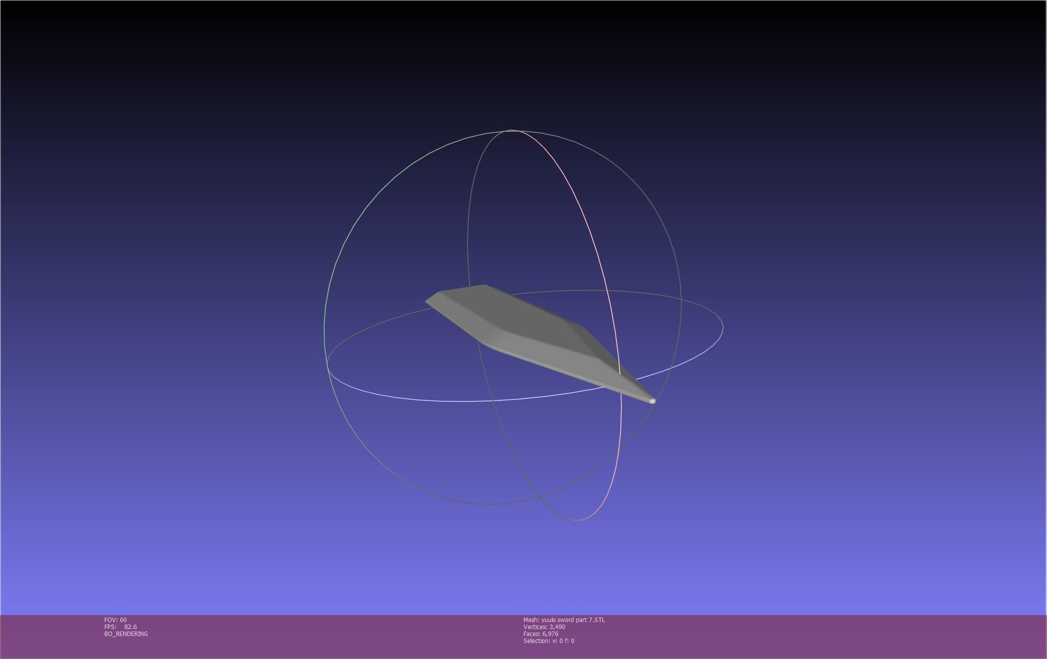 Sword Art Online Konno Yuuki Sword Printable Assembly 3D print model_143