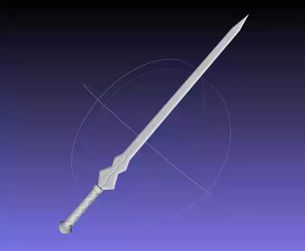 Sword Art Online Konno Yuuki Sword Printable Assembly