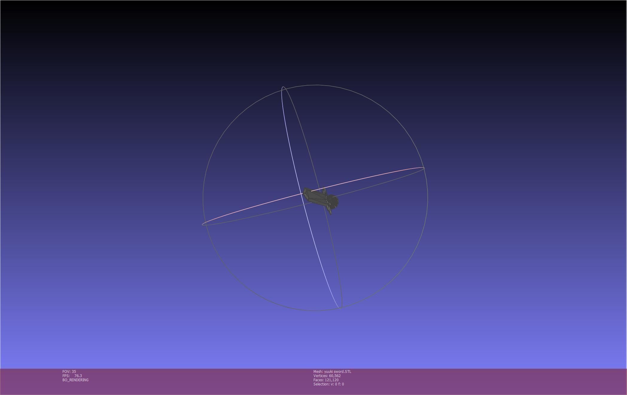 Sword Art Online Konno Yuuki Sword Printable Assembly 3D print model_16