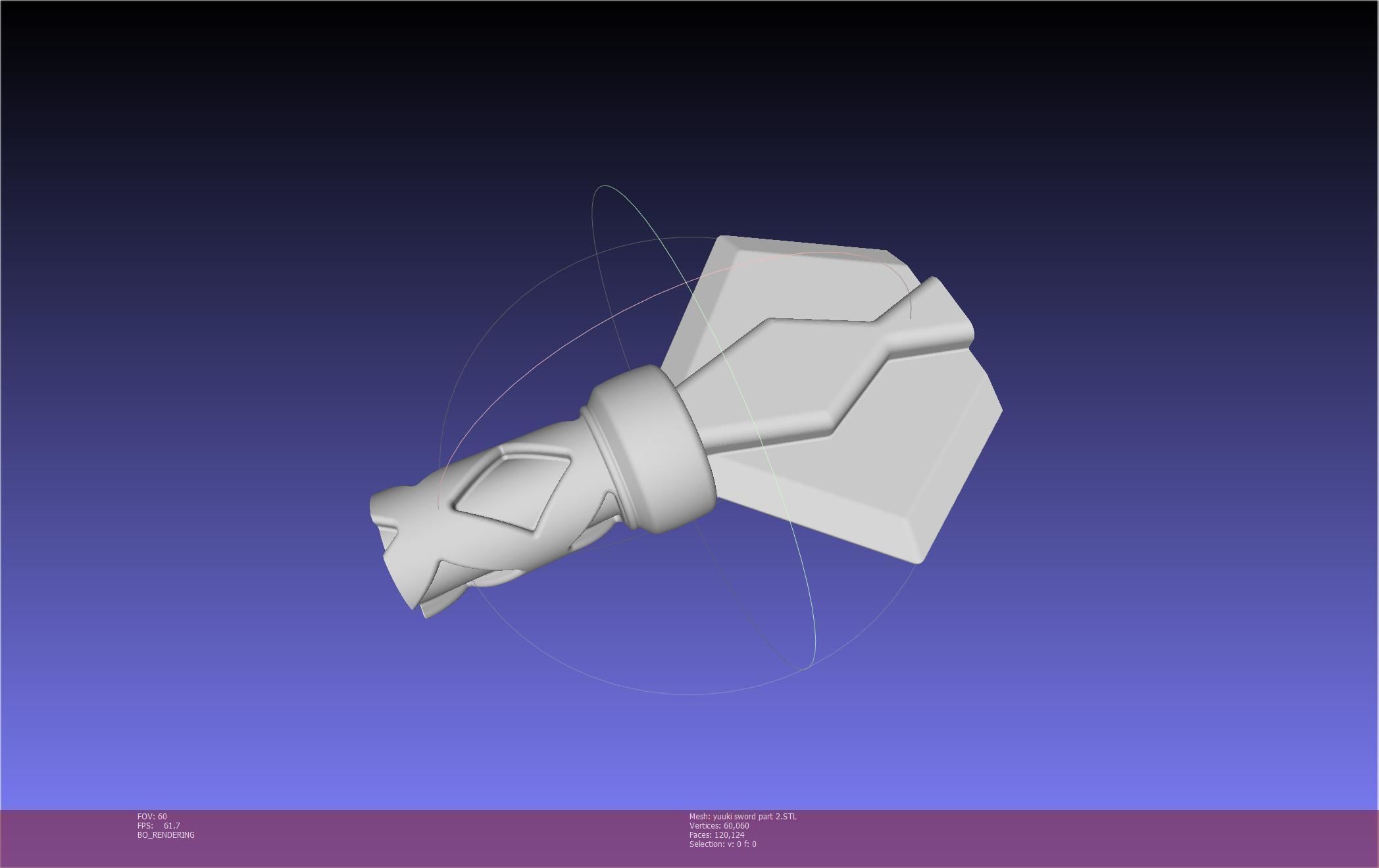 Sword Art Online Konno Yuuki Sword Printable Assembly 3D print model_109