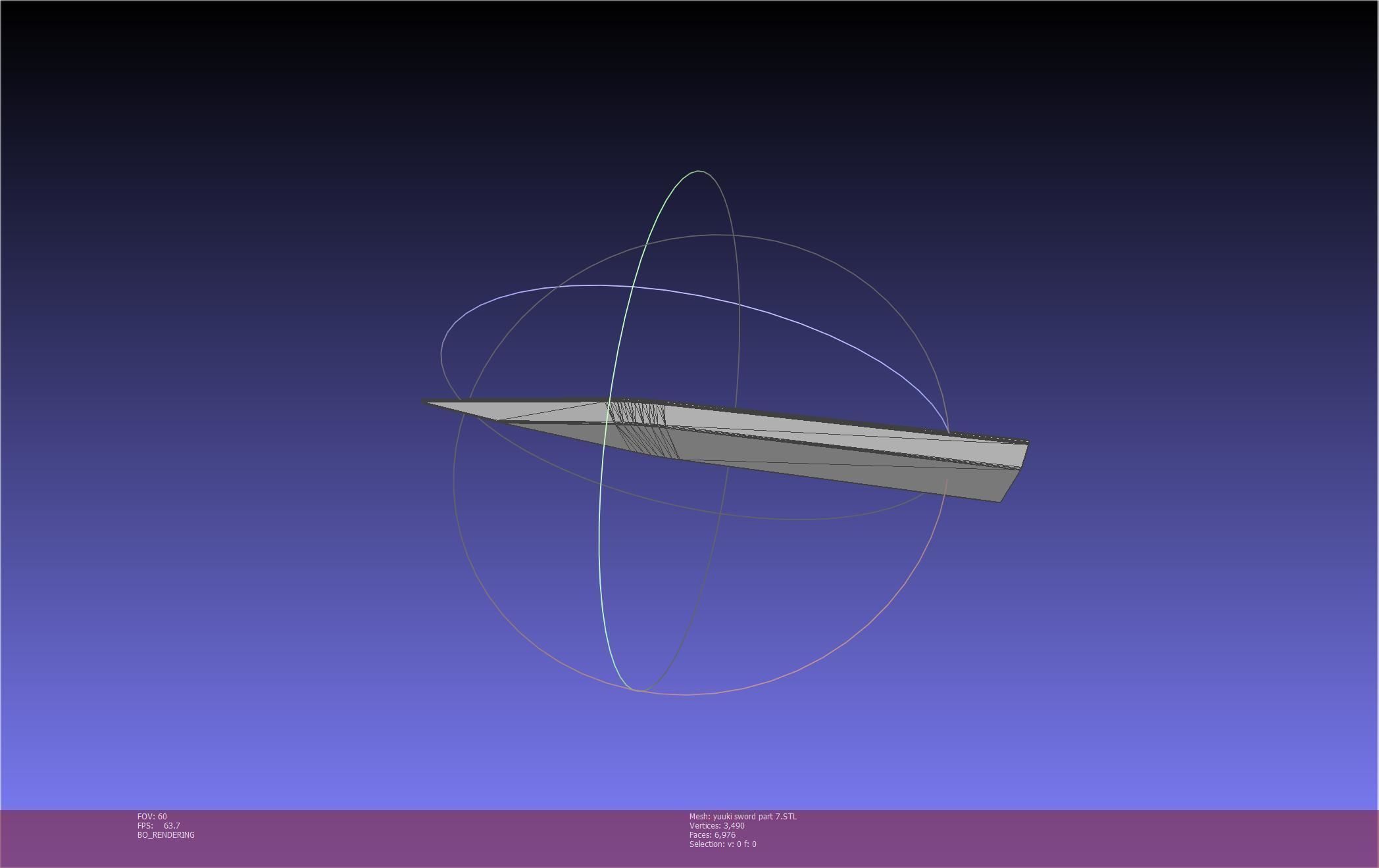 Sword Art Online Konno Yuuki Sword Printable Assembly 3D print model_137