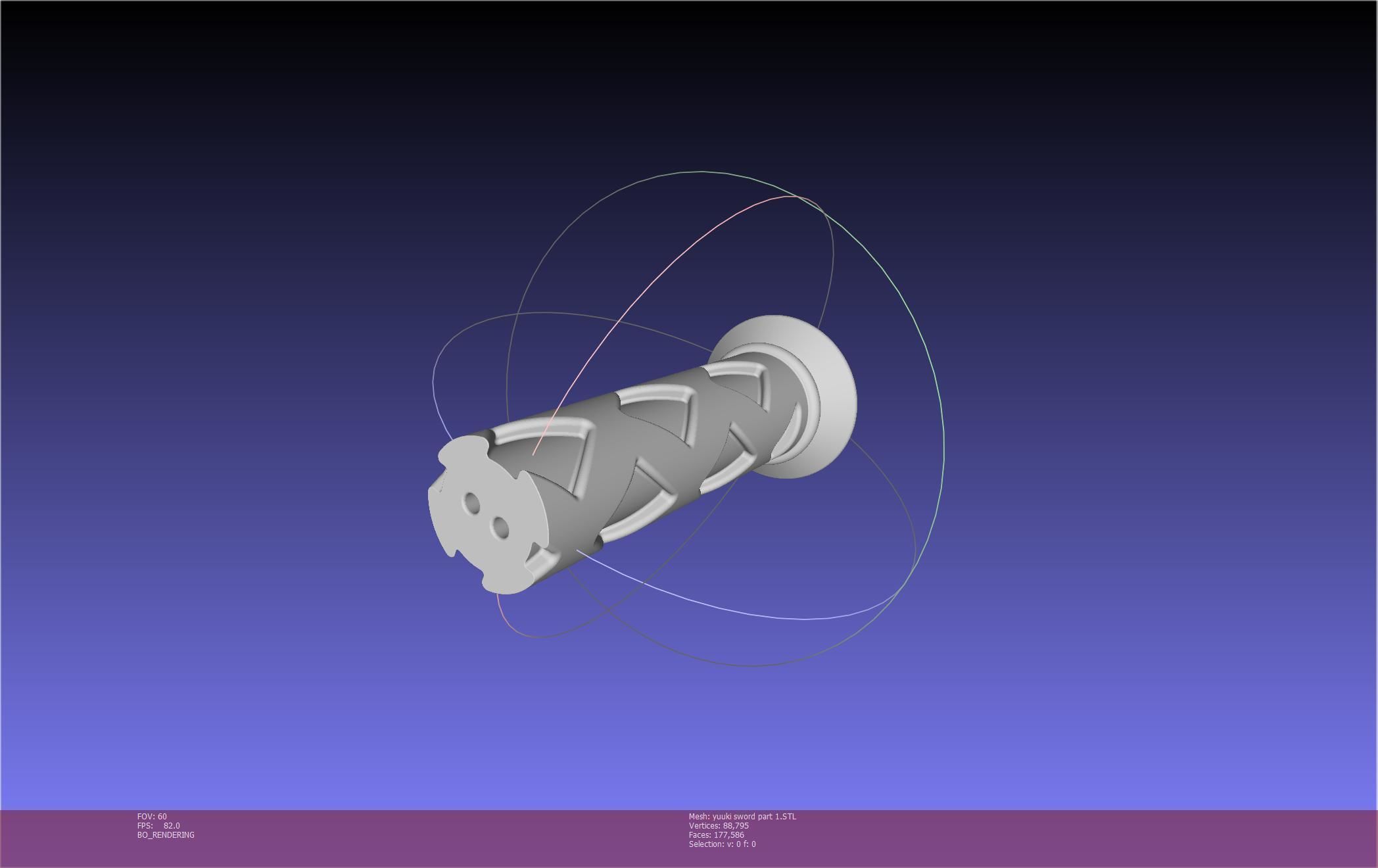 Sword Art Online Konno Yuuki Sword Printable Assembly 3D print model_88