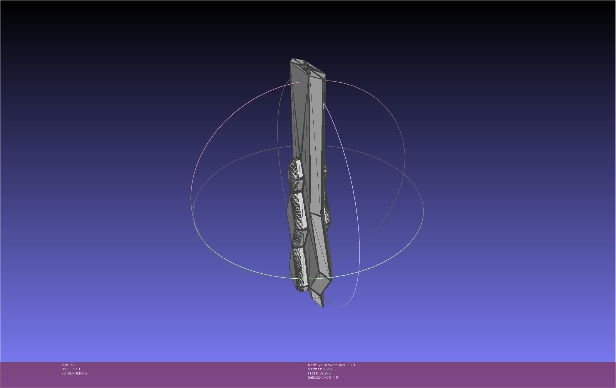 Sword Art Online Konno Yuuki Sword Printable Assembly 3D print model_110