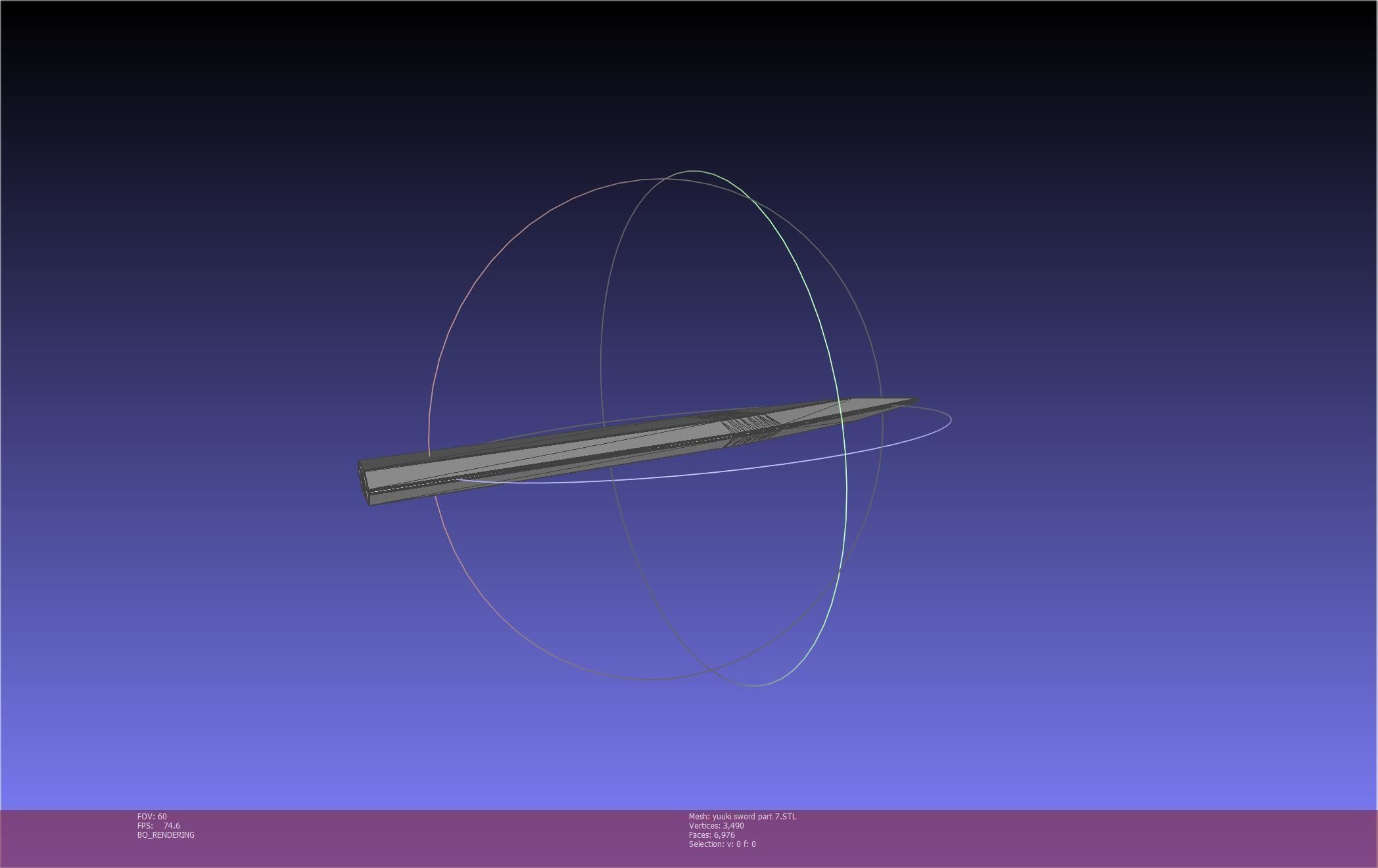 Sword Art Online Konno Yuuki Sword Printable Assembly 3D print model_130