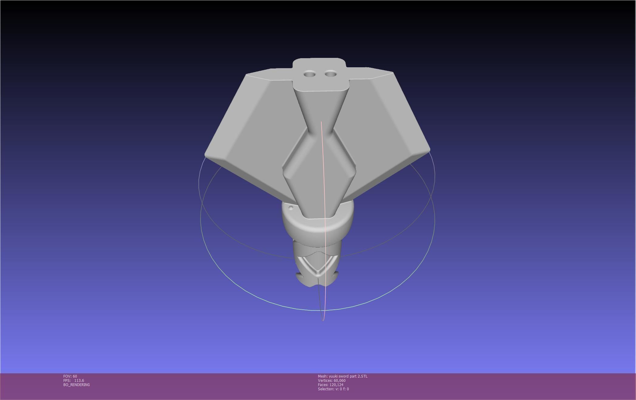 Sword Art Online Konno Yuuki Sword Printable Assembly 3D print model_105