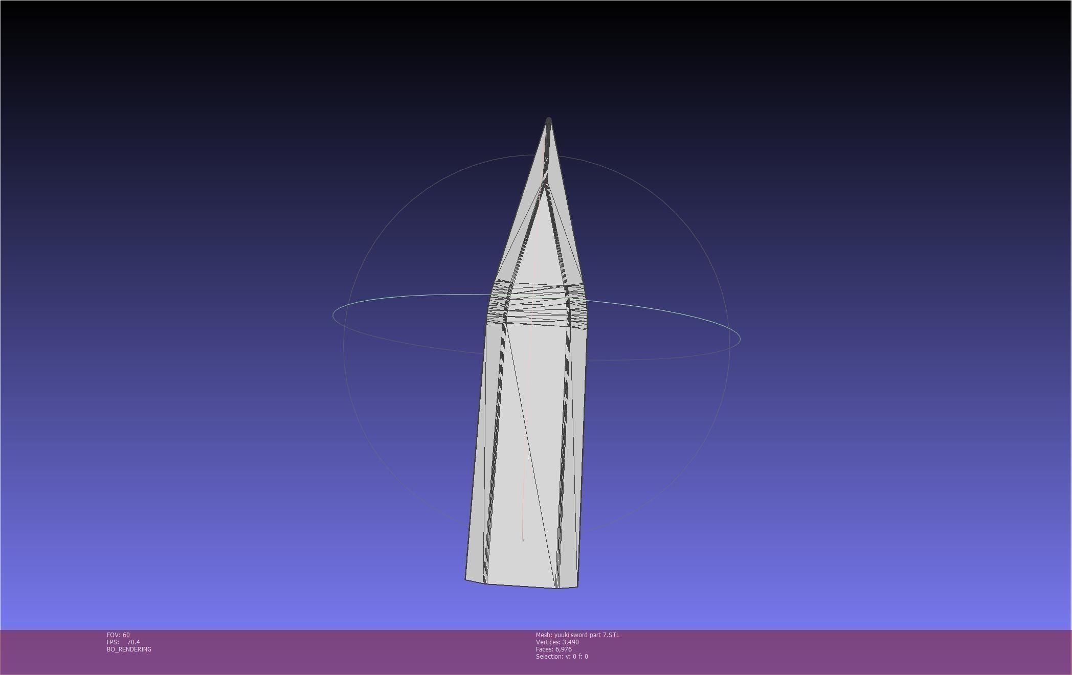 Sword Art Online Konno Yuuki Sword Printable Assembly 3D print model_127