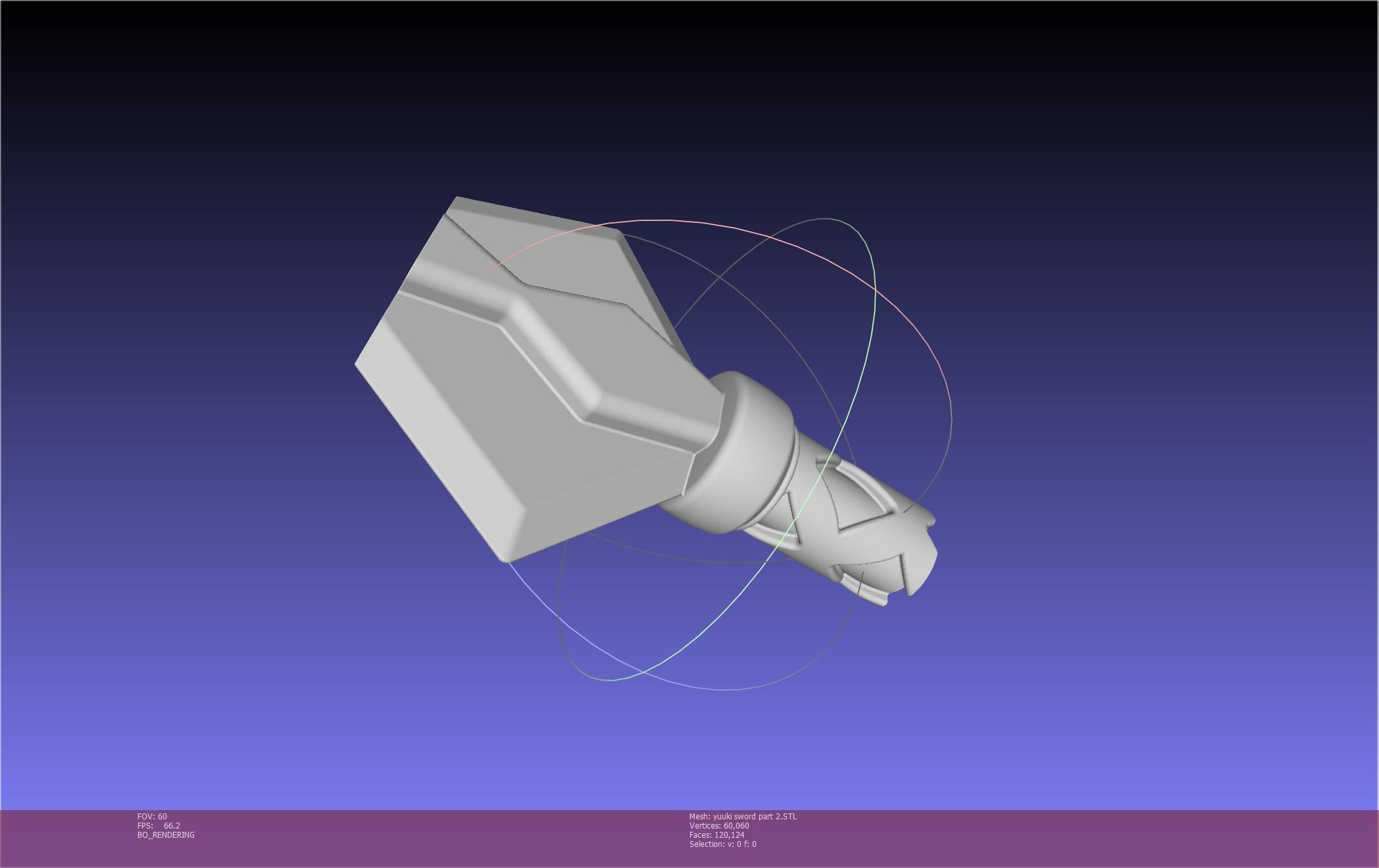 Sword Art Online Konno Yuuki Sword Printable Assembly 3D print model_103