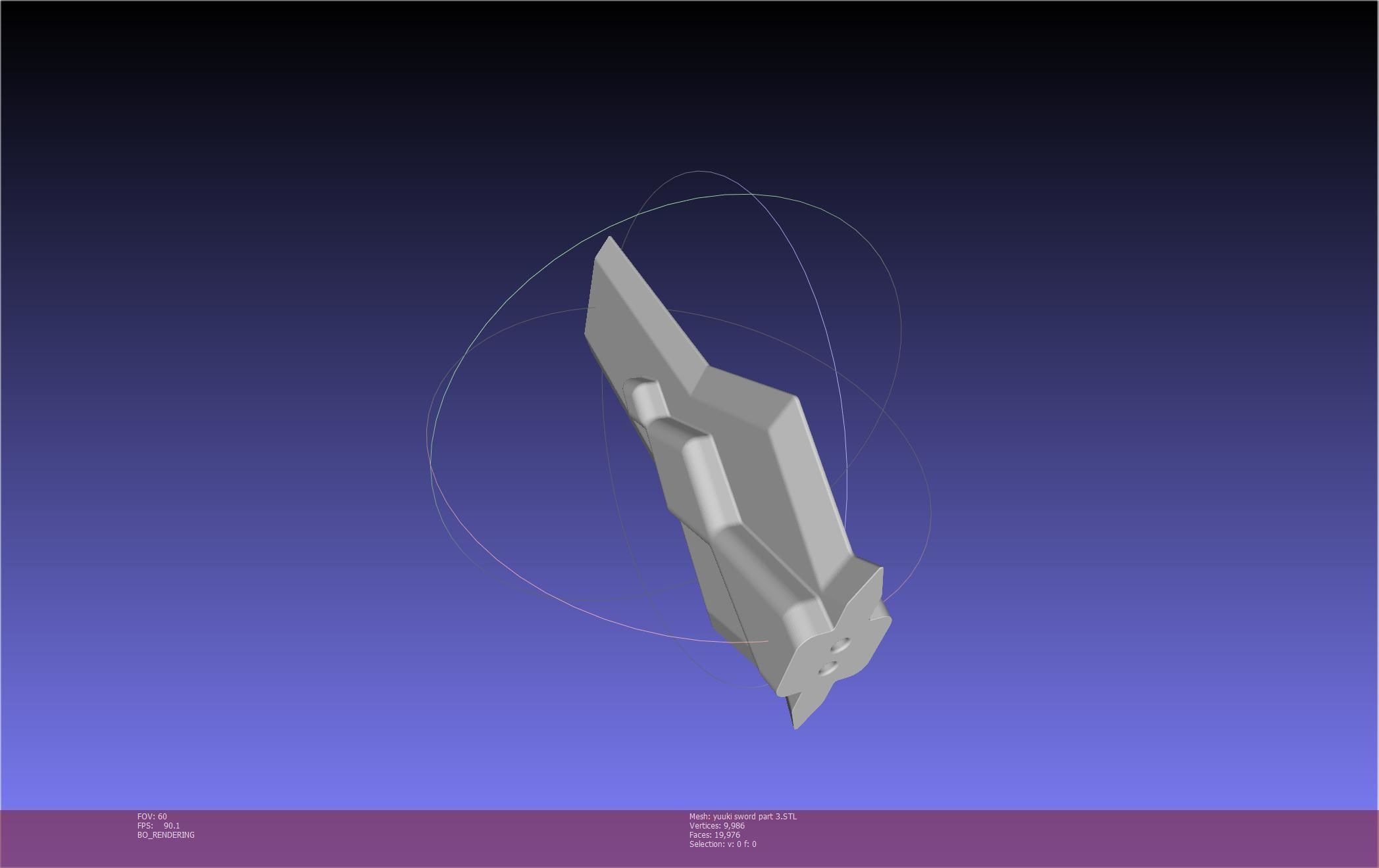 Sword Art Online Konno Yuuki Sword Printable Assembly 3D print model_121