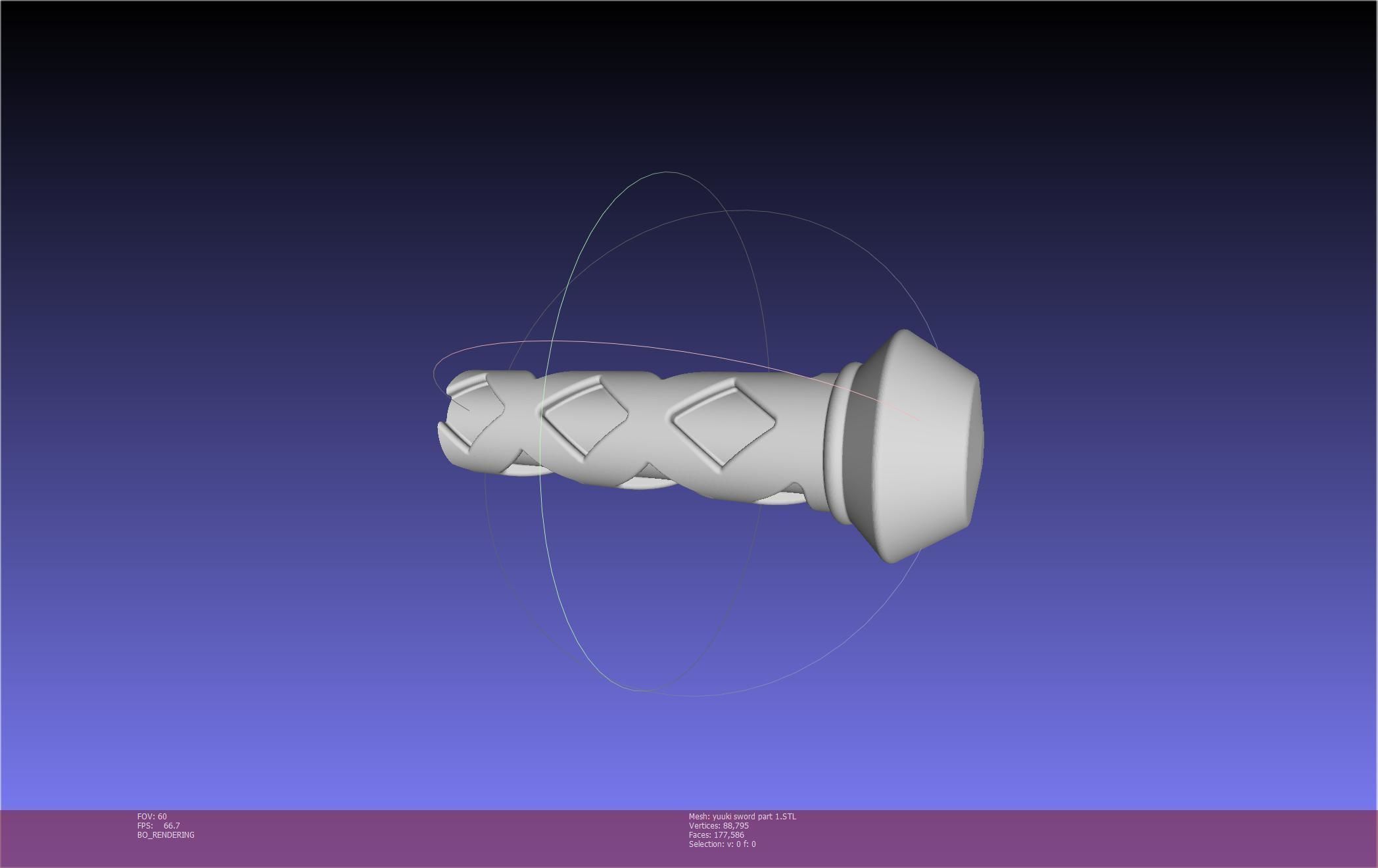 Sword Art Online Konno Yuuki Sword Printable Assembly 3D print model_95