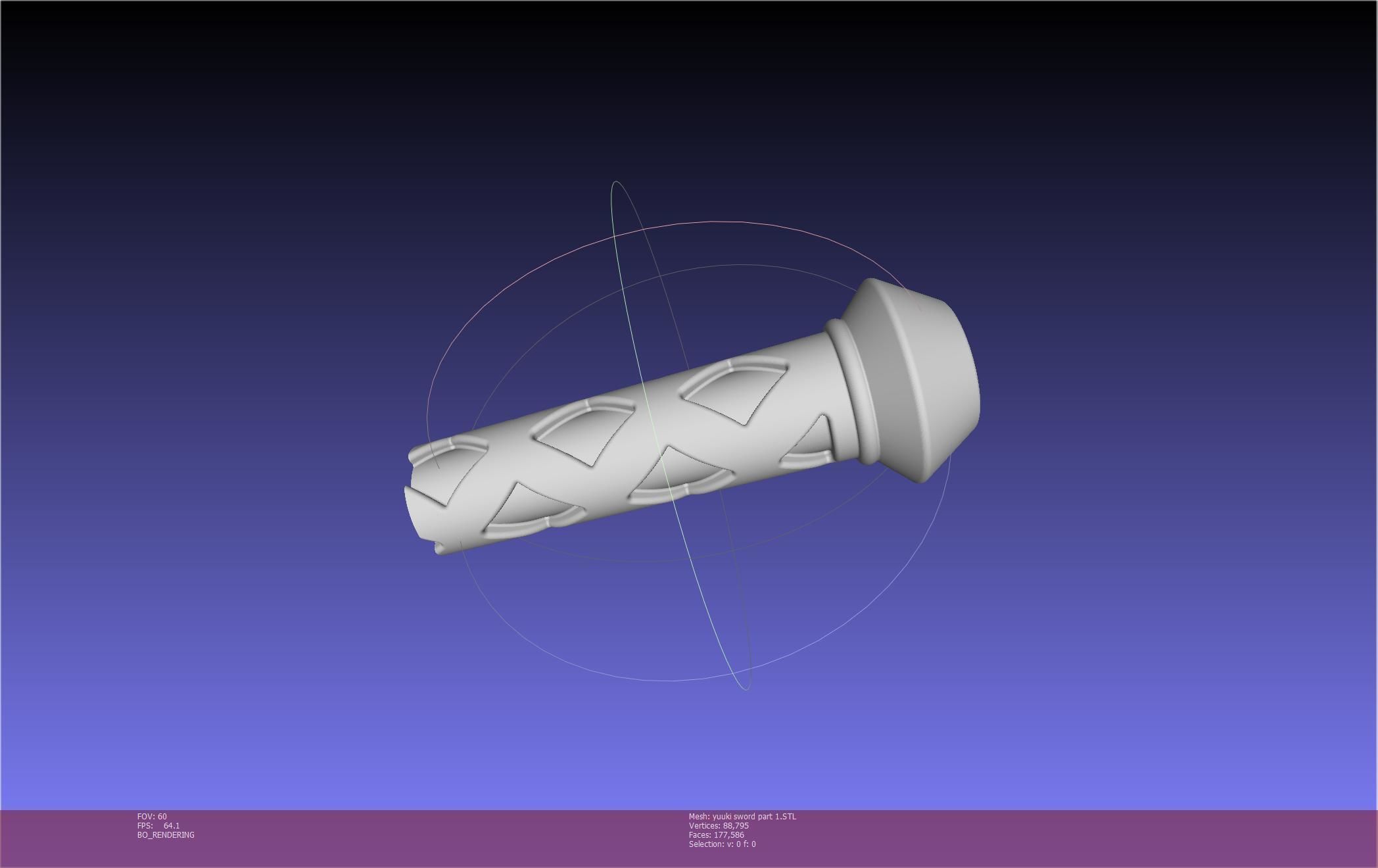 Sword Art Online Konno Yuuki Sword Printable Assembly 3D print model_91