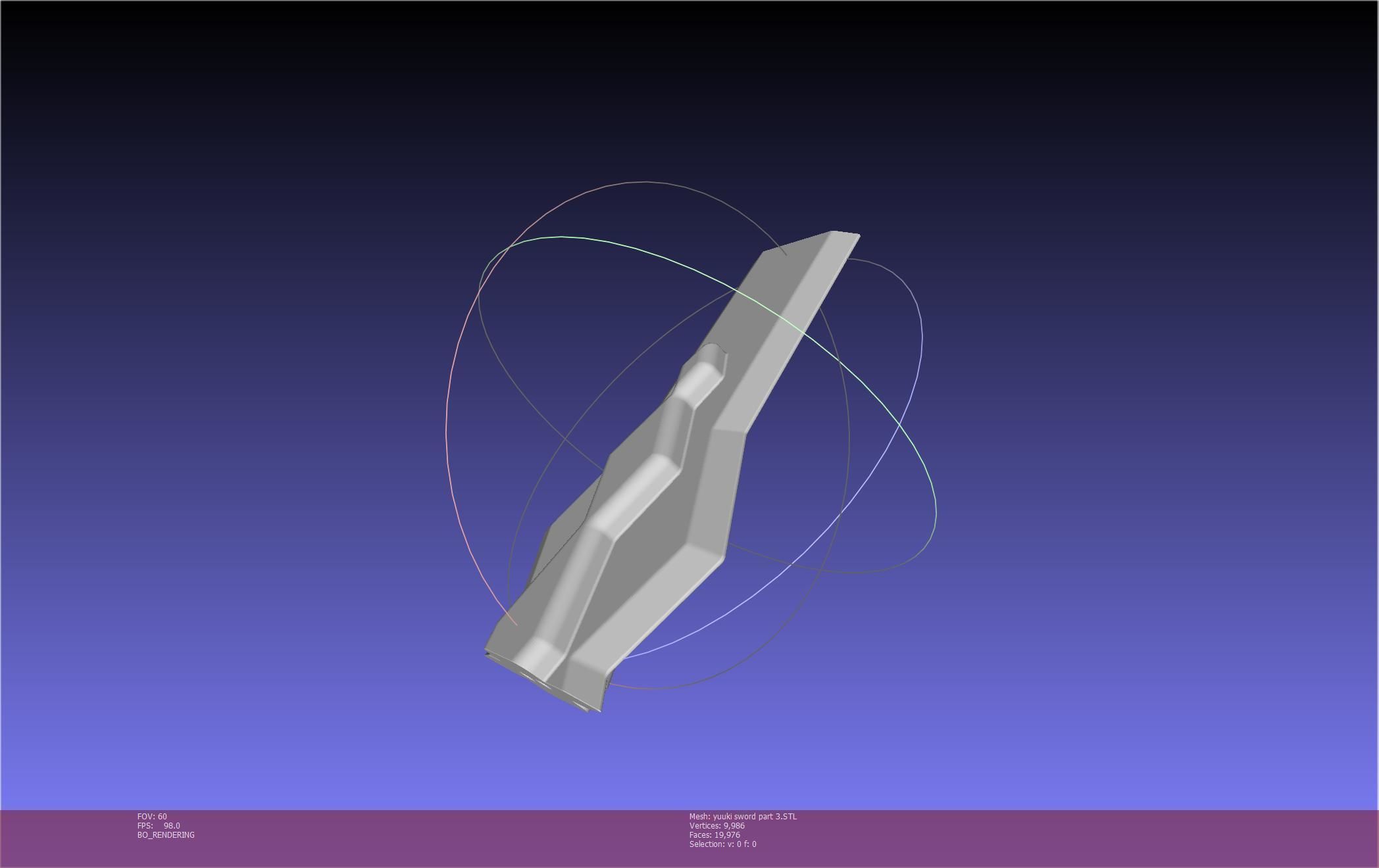 Sword Art Online Konno Yuuki Sword Printable Assembly 3D print model_115