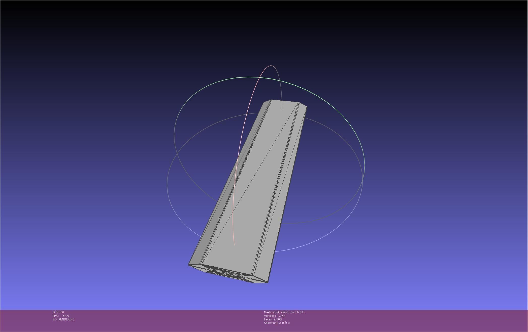 Sword Art Online Konno Yuuki Sword Printable Assembly 3D print model_122